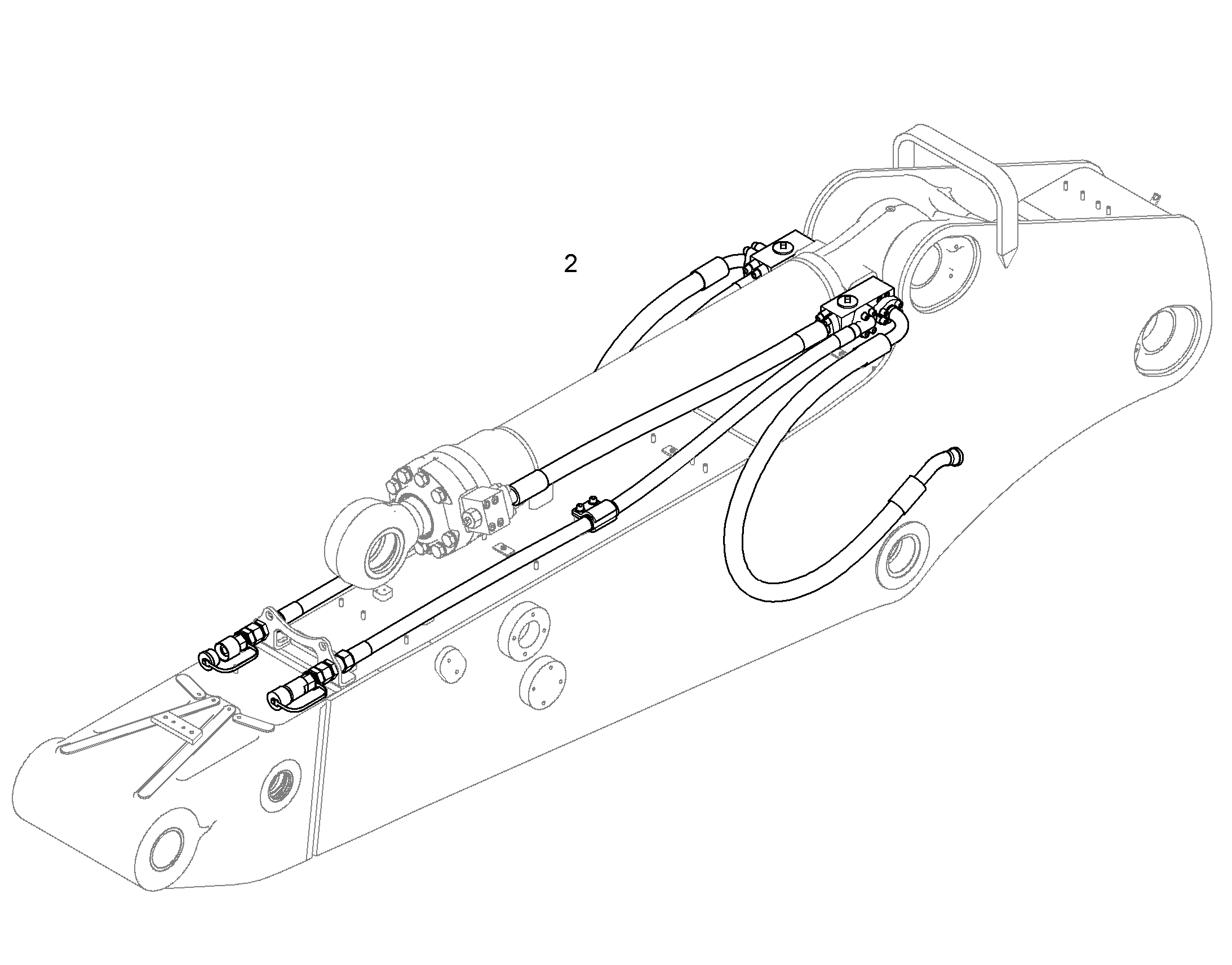 ПРОВОДКА ПРИВОД ГРЕЙФЕРА 10060820 LIEBHERR