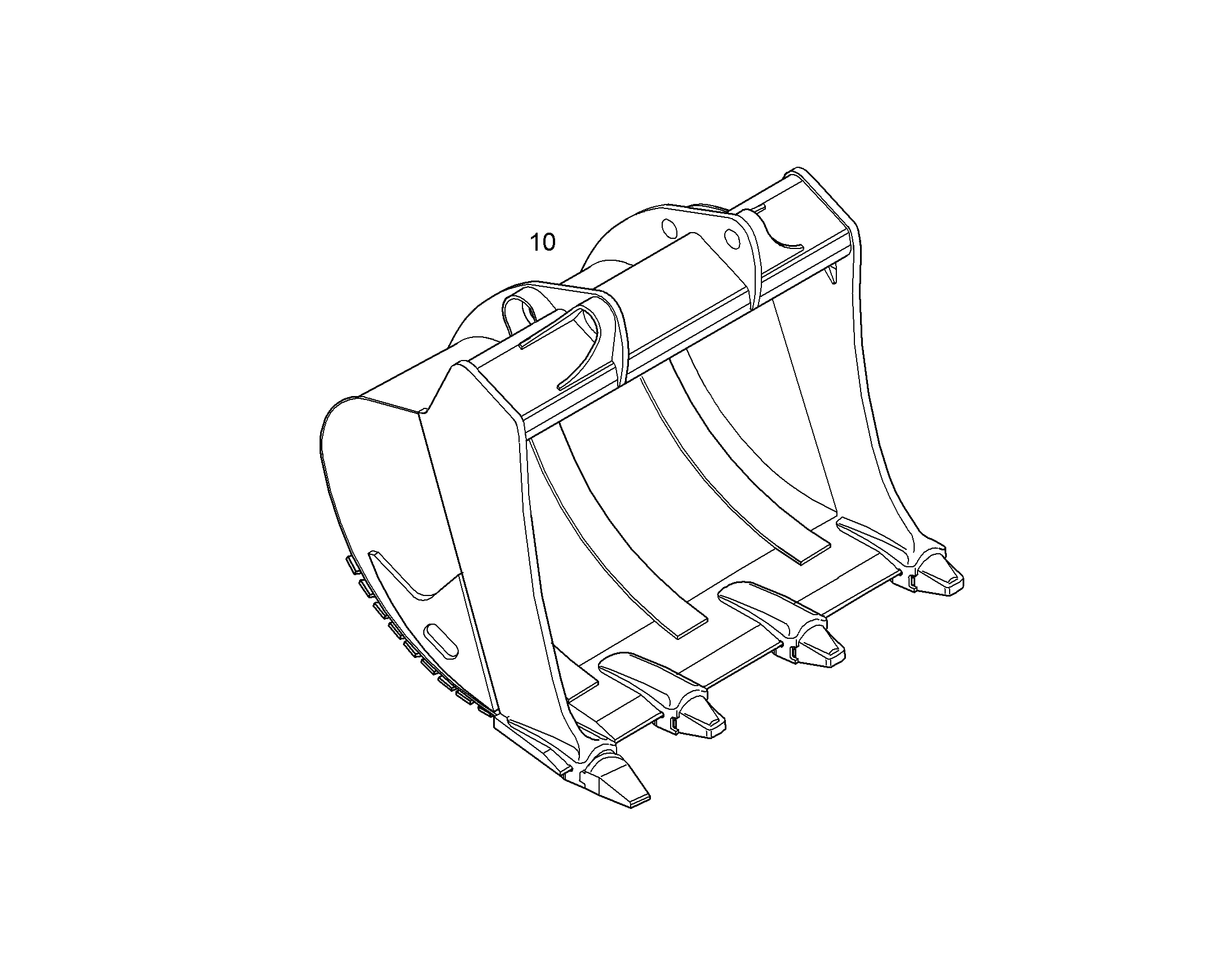 ЛОПАТА ОБРАТНАЯ HDL 10064961 LIEBHERR