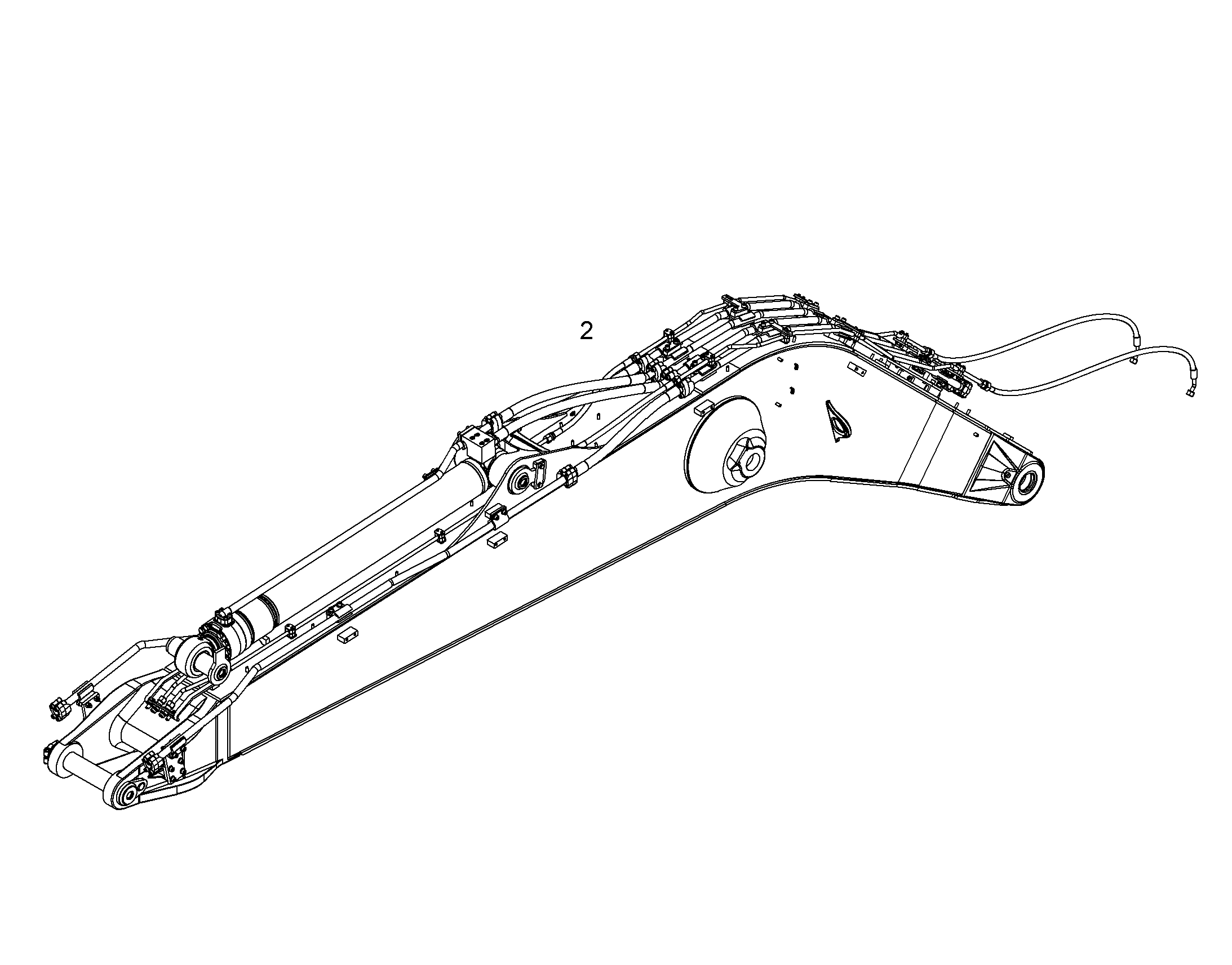 ПРОВОДКА ПРИВОД МЕХ. ПОВОРОТА 10064584 LIEBHERR