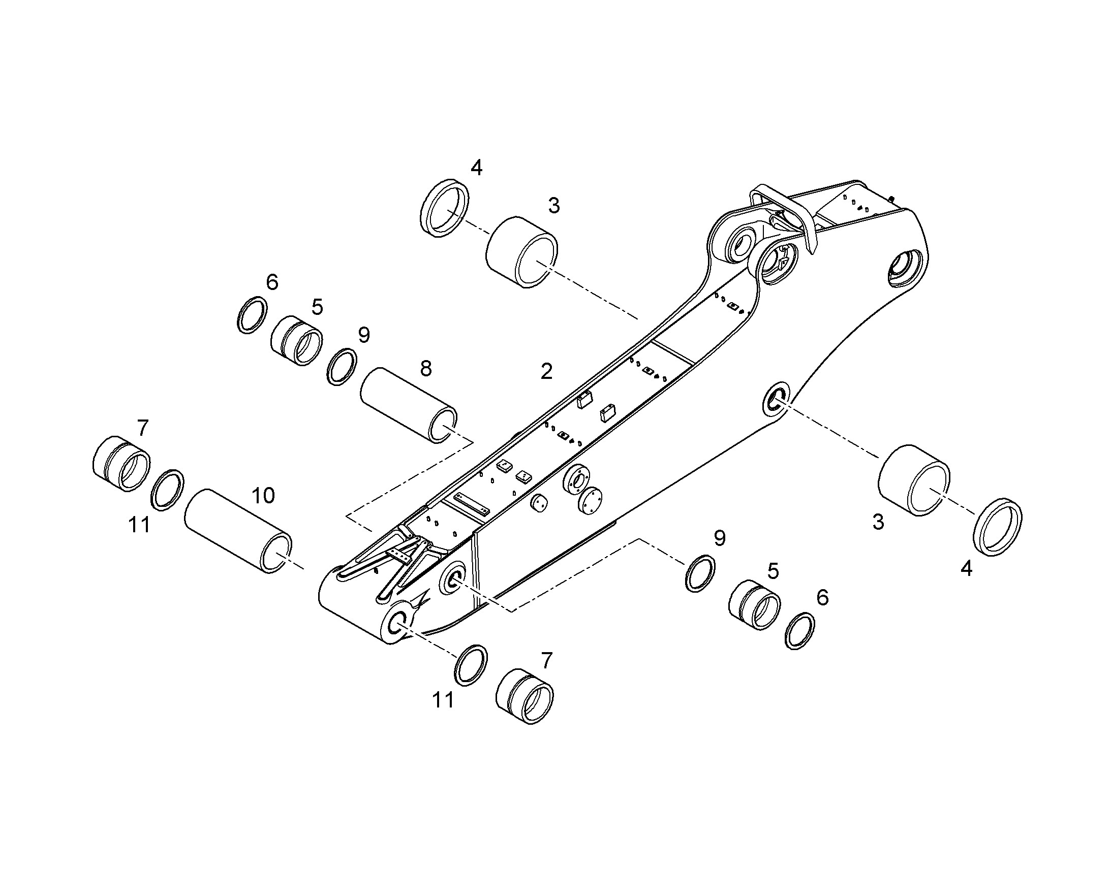 ВСТРОЕННЫЕ ДЕТАЛИ 10064956 LIEBHERR