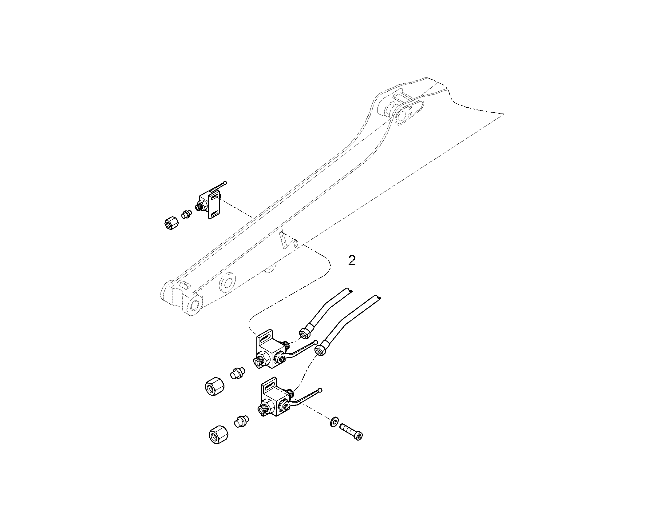ПРОВОДКА МОНТАЖ AHS 10056750 LIEBHERR