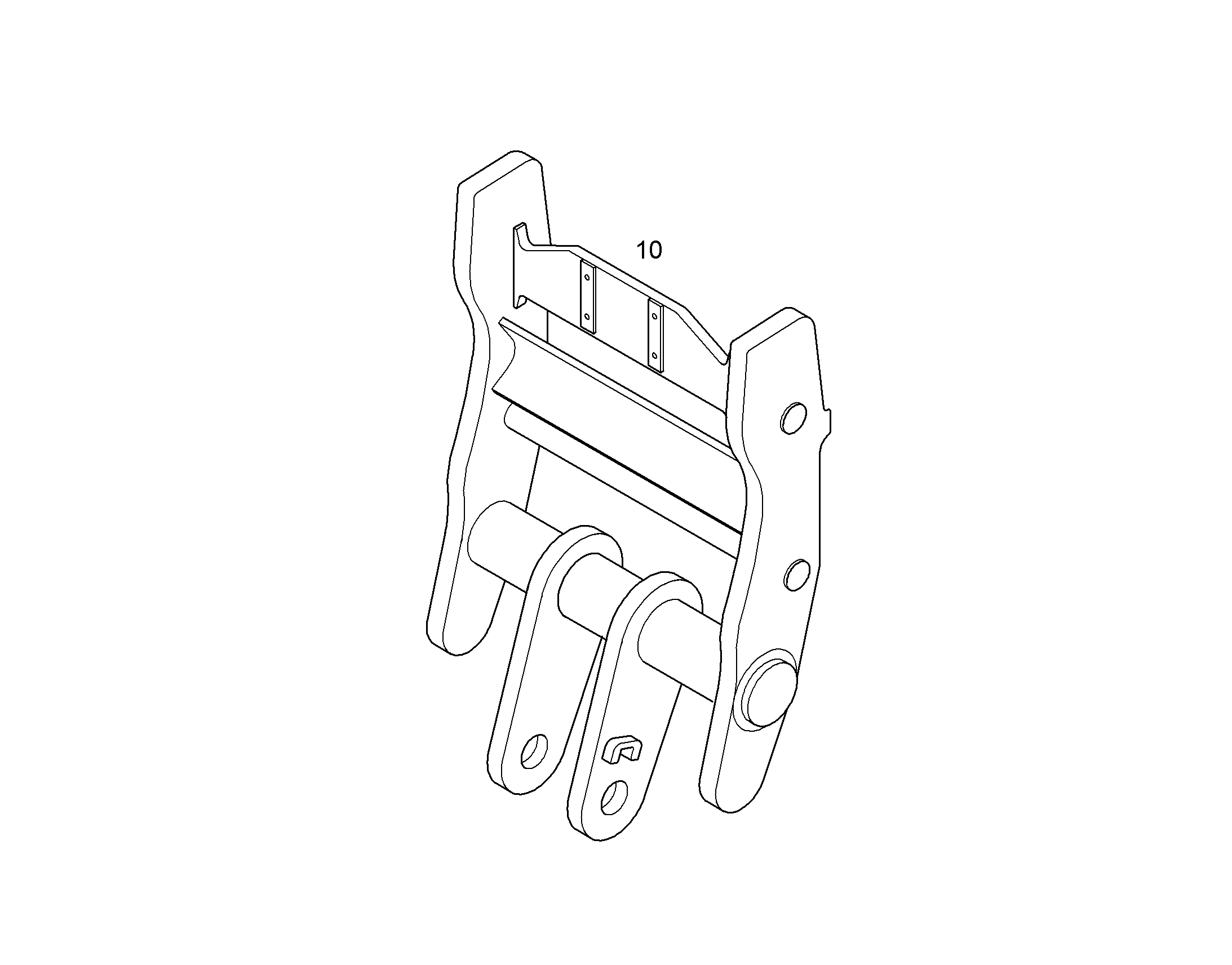 КРЮК ГРУЗОВОЙ 25T С ПОДВЕСКОЙ 10065579 LIEBHERR