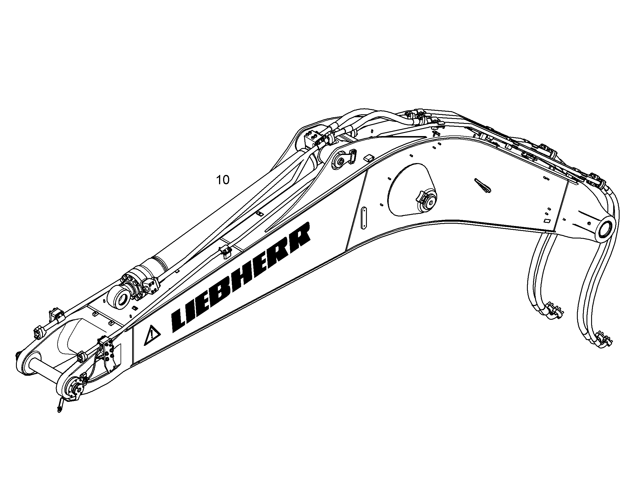 СТРЕЛА ОДНОКОРПУСНАЯ 7.45M 10095287 LIEBHERR