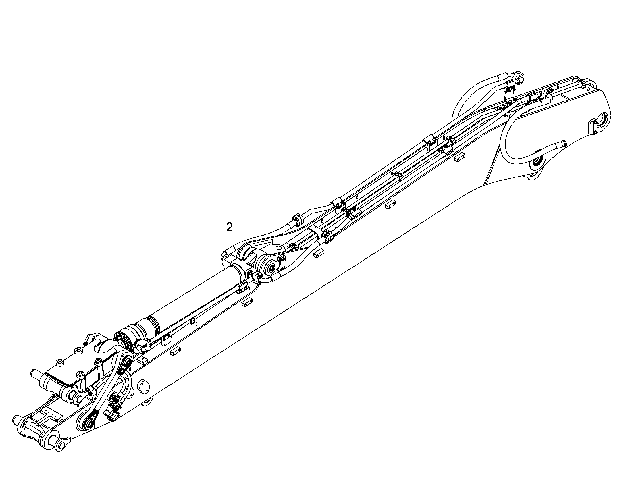 РУКОЯТЬ КОВША 5,10M 9942185 LIEBHERR