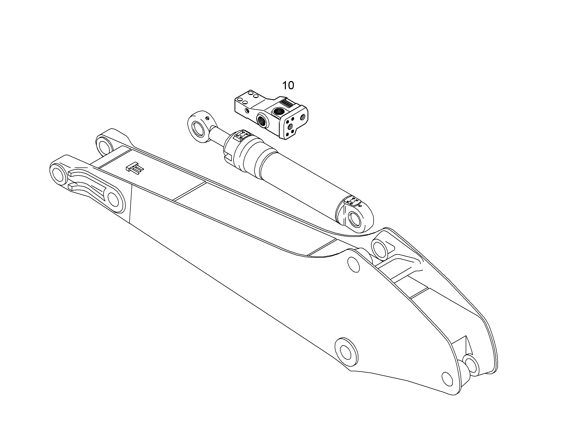 ЗАЩ.ТРУБЫ ЦИЛ.НАКЛ. 10066544 LIEBHERR