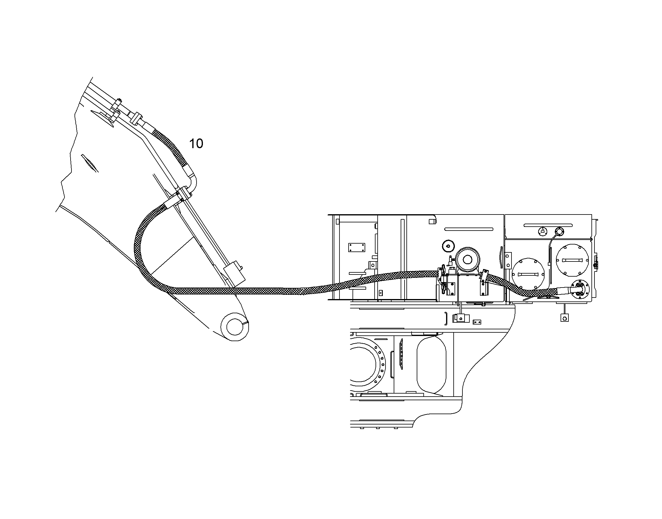 ПРОВОДКА МОНТАЖ AHS 9936098 LIEBHERR