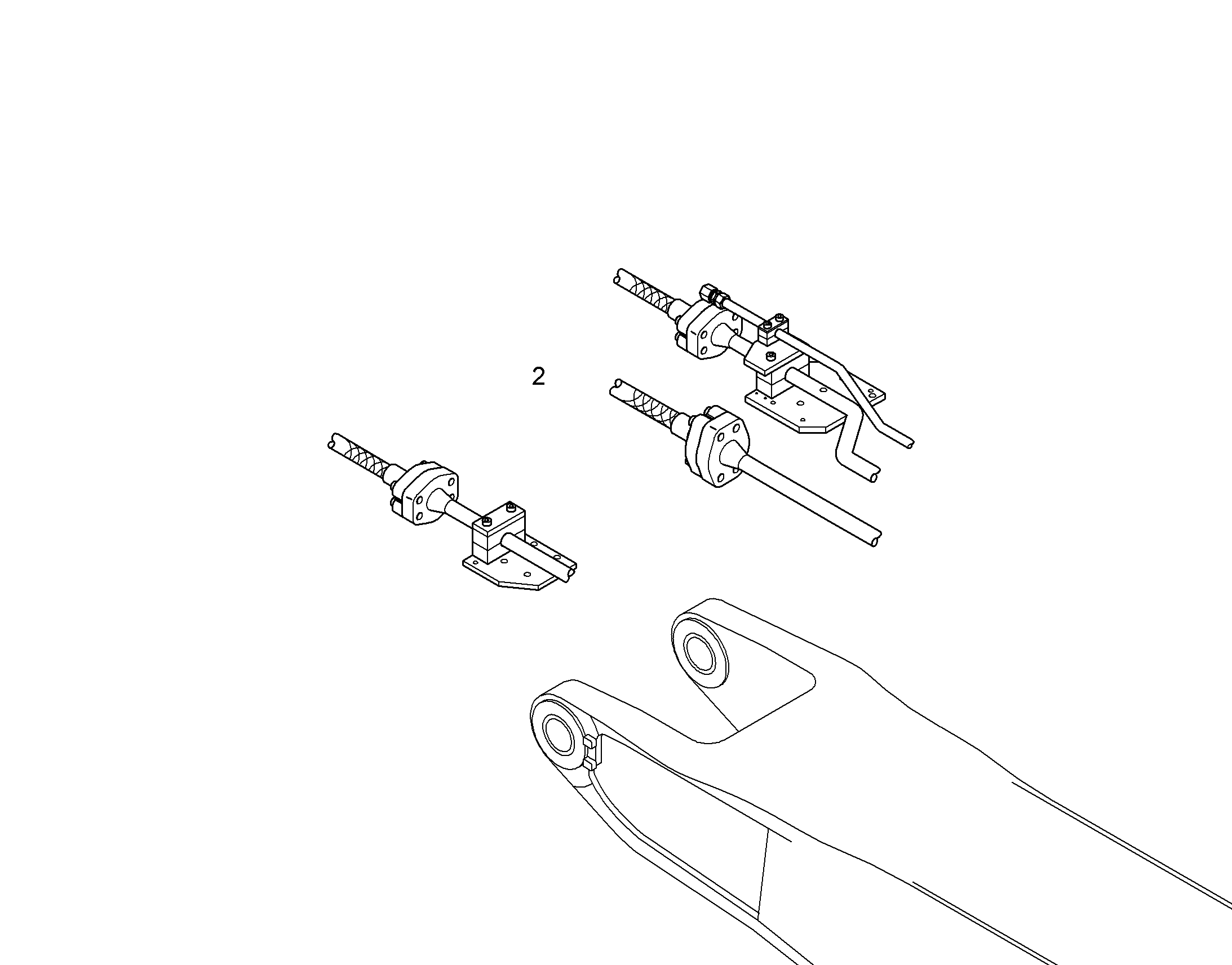 ПРОВОДКА МОНТАЖ AHS 10061741 LIEBHERR
