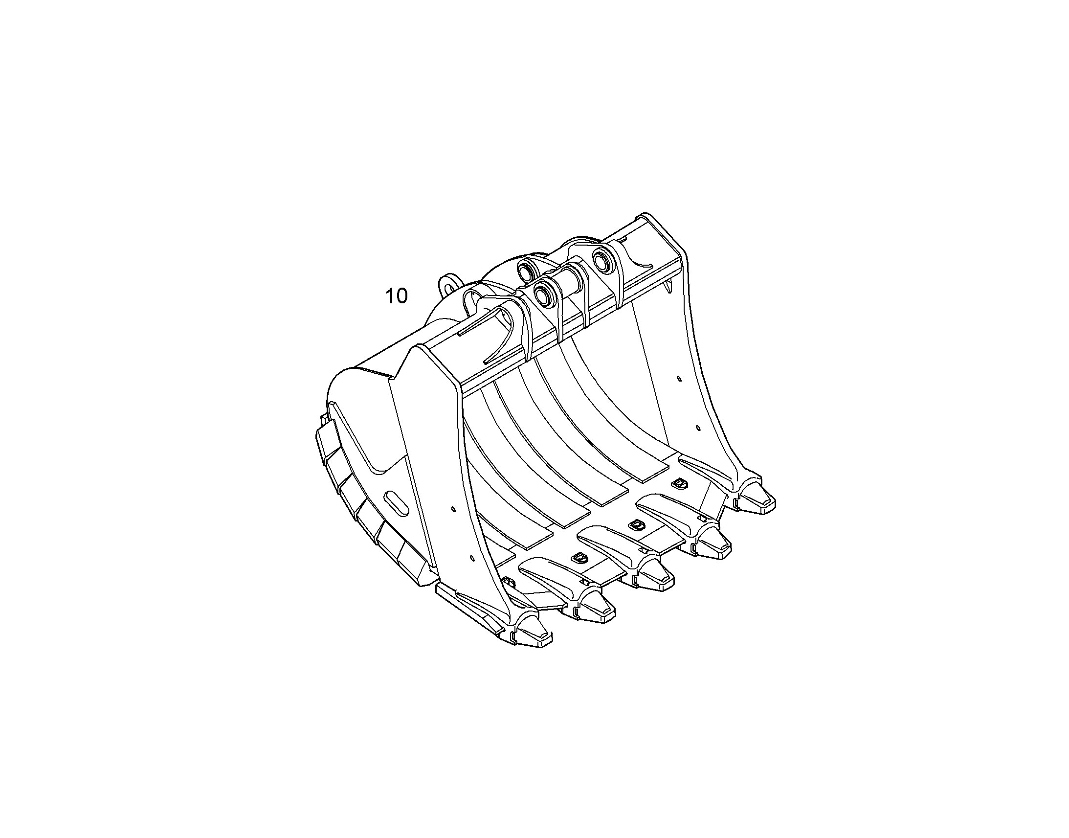 ЛОПАТА ОБРАТНАЯ HDV 10064839 LIEBHERR