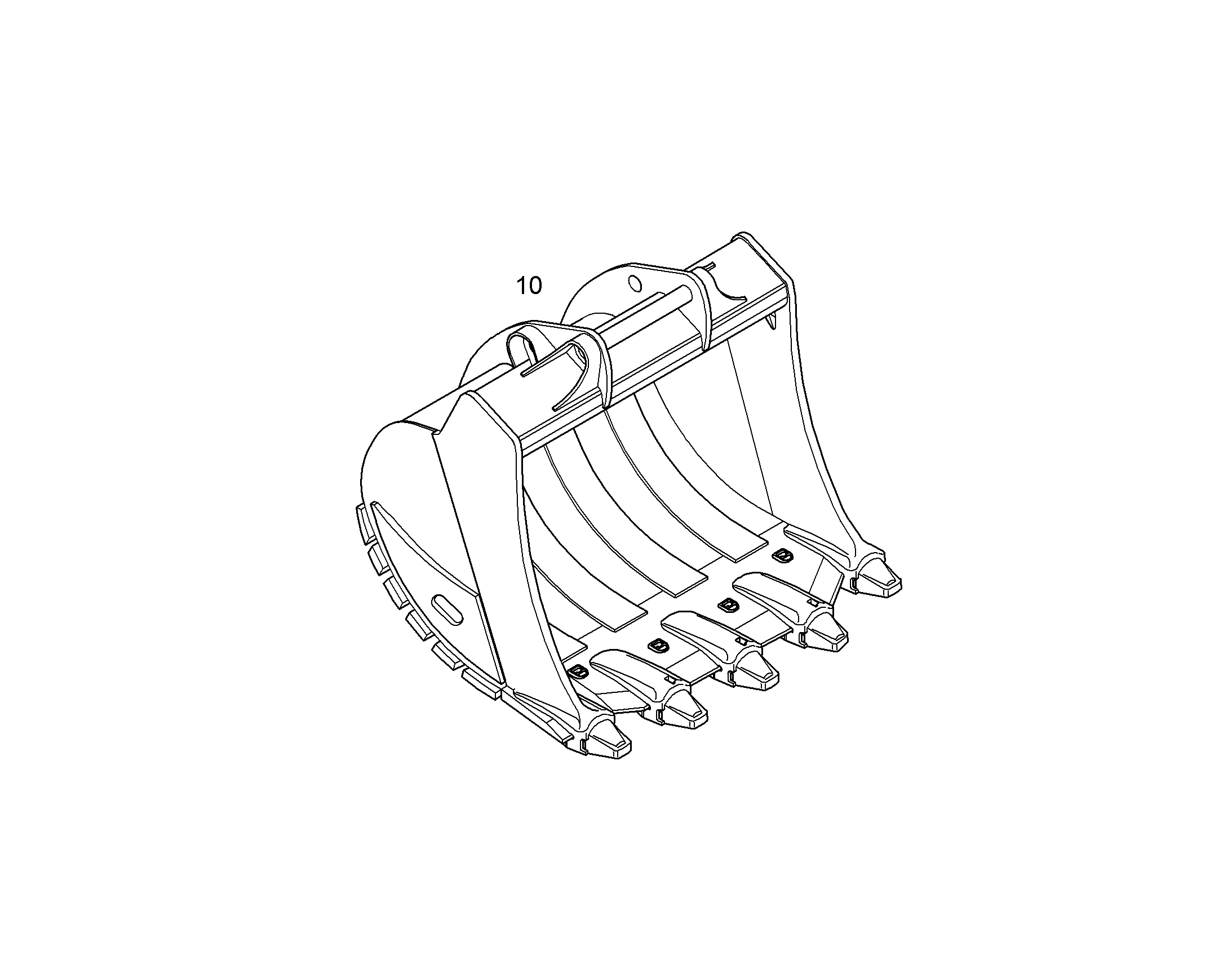 ЛОПАТА ОБРАТНАЯ HD 10065899 LIEBHERR