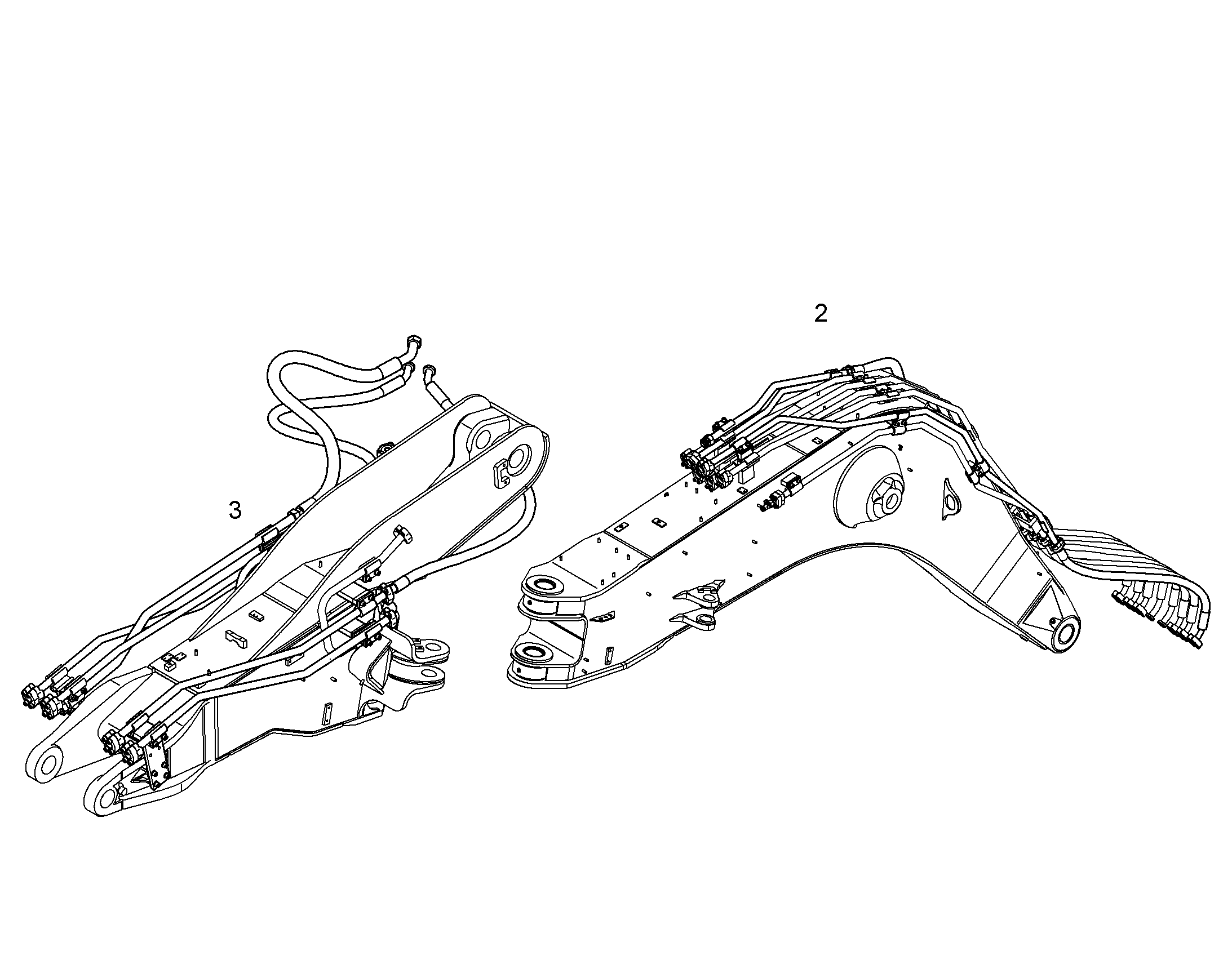 ПРОВОДКА МОНТАЖ AHS 10060852 LIEBHERR