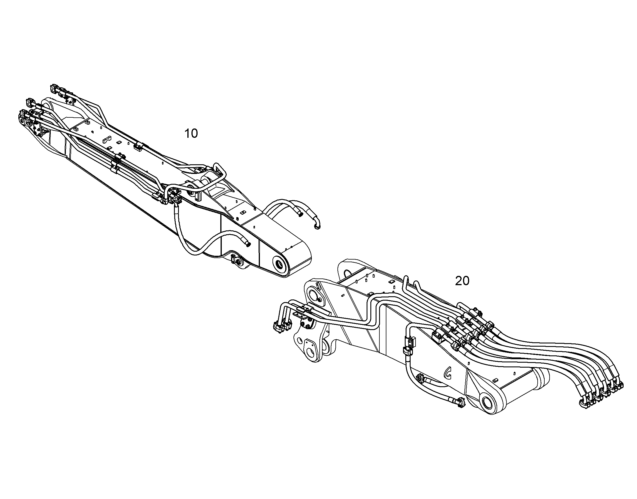 ПРОВОДКА МОНТАЖ AHS 10059817 LIEBHERR