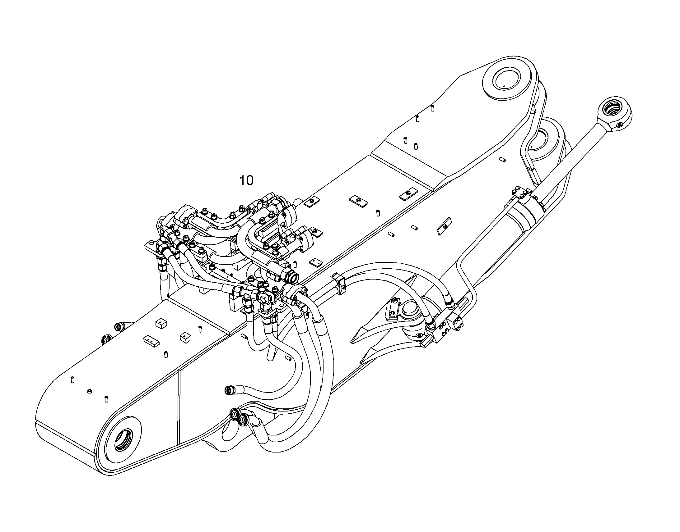 ПРОВОДКА МОНТАЖ AHS 10064256 LIEBHERR