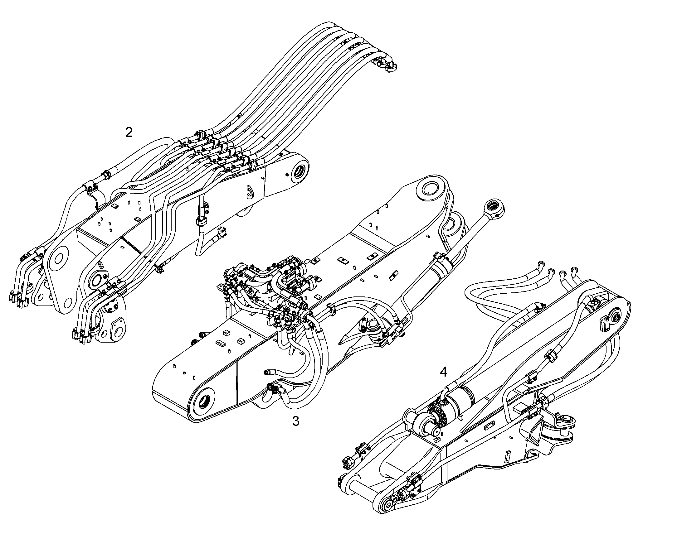 ПРОВОДКА МОНТАЖ AHS 10064254 LIEBHERR