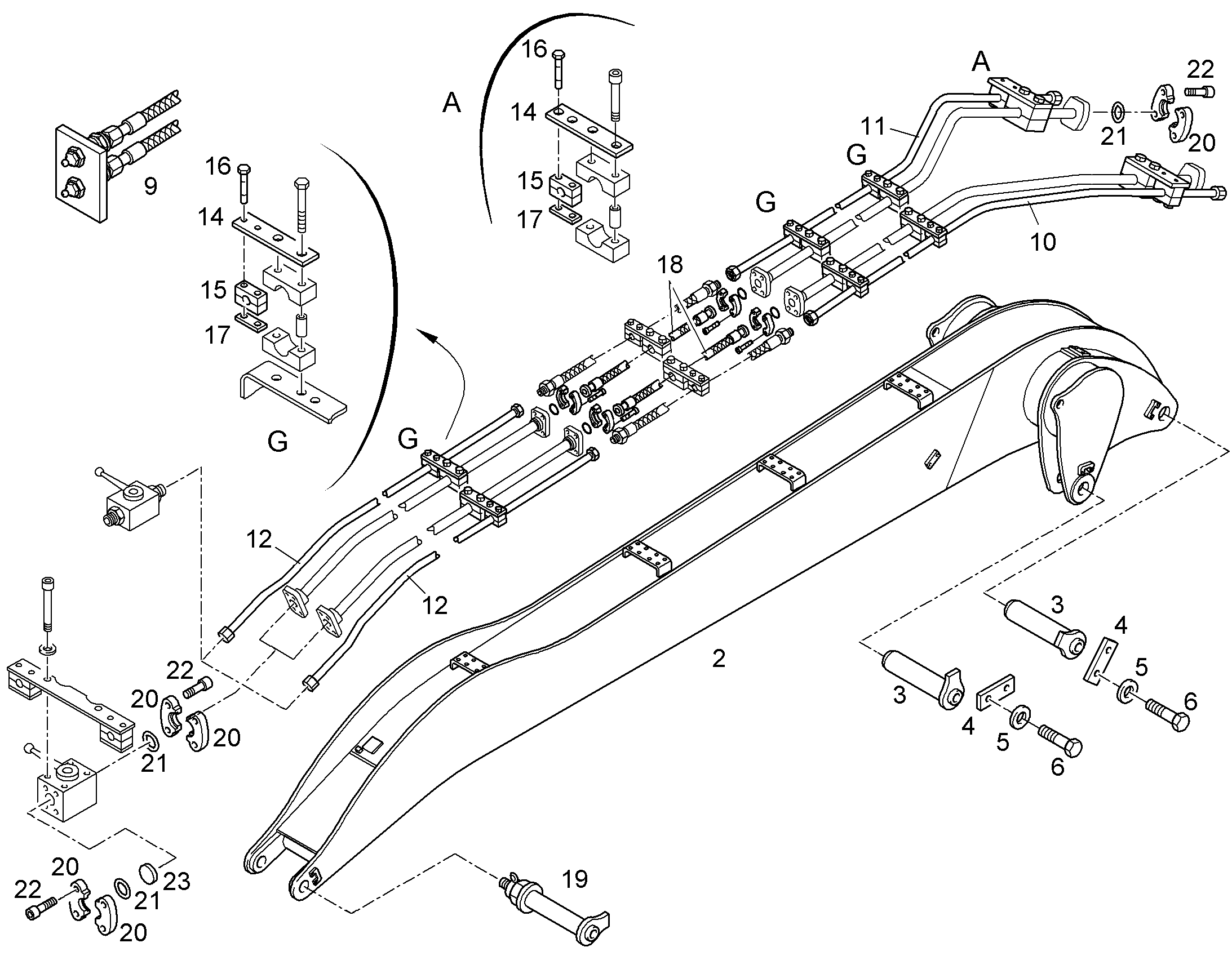 СМАЗОЧНЫЕ ЛИНИИ УСТАНОВКА 10067234 LIEBHERR
