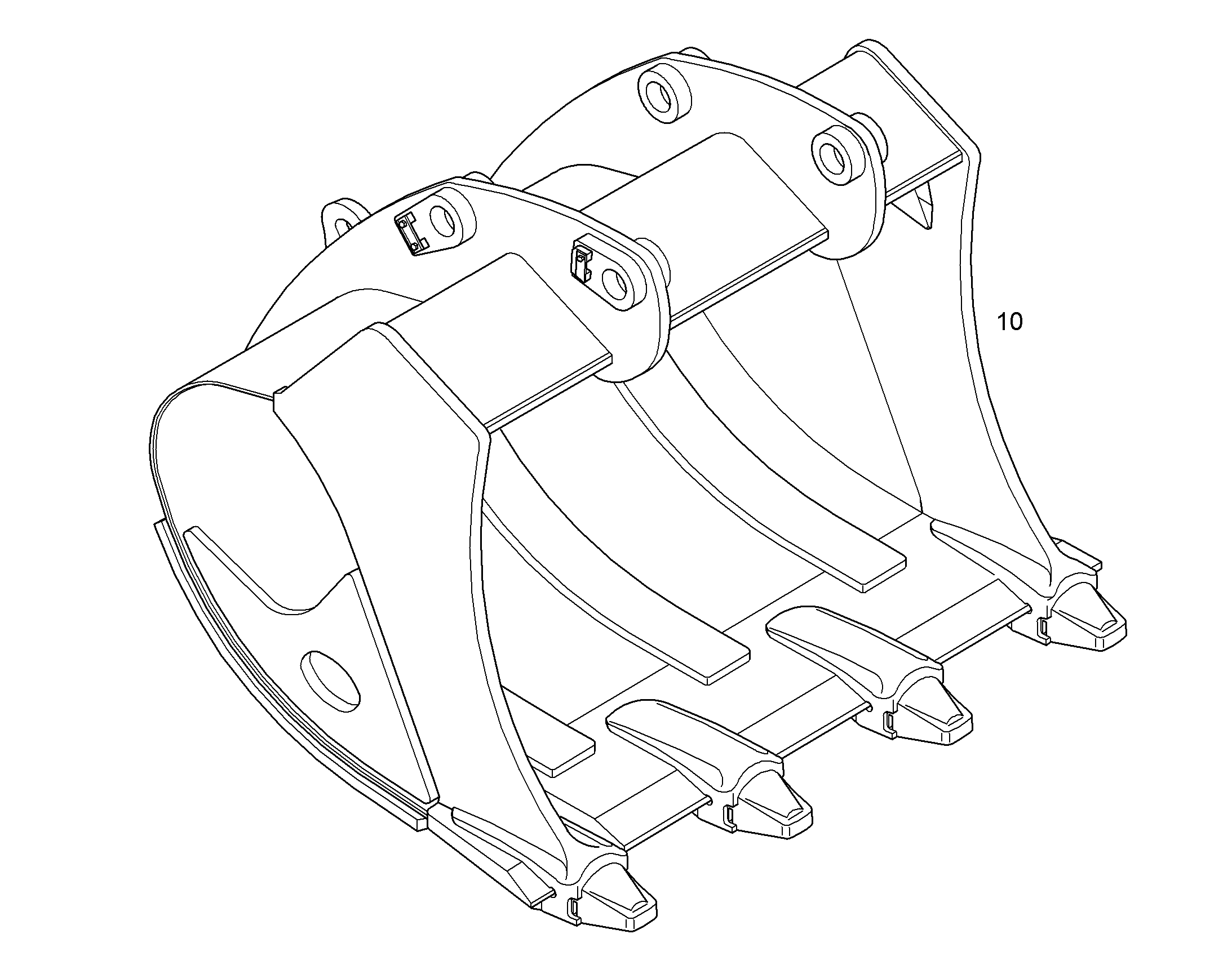 ЛОПАТА ОБРАТНАЯ HD 10066040 LIEBHERR
