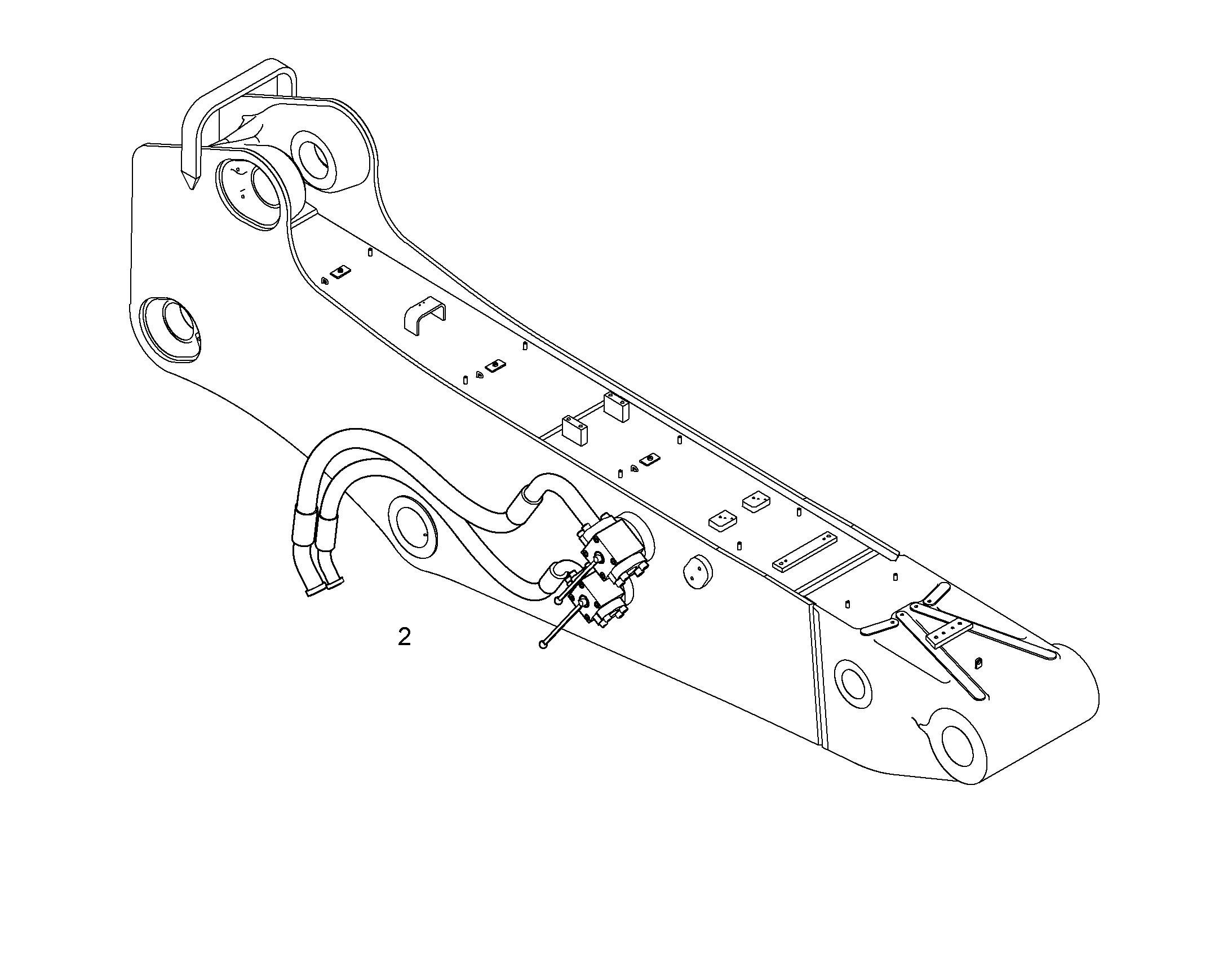 ПРОВОДКА МОНТАЖ AHS 10057519 LIEBHERR