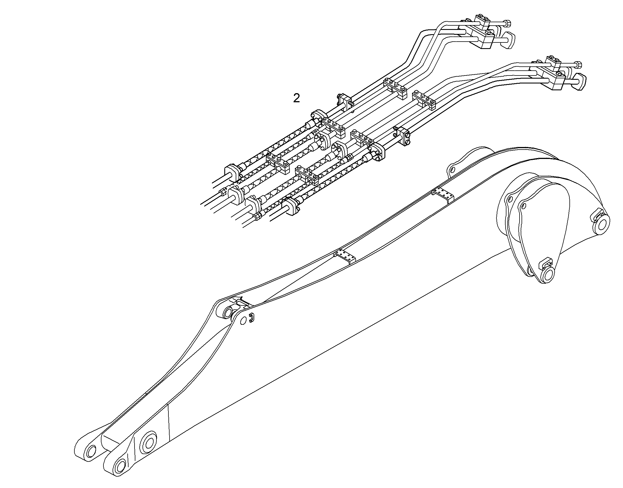 ПРОВОДКА МОНТАЖ AHS 10061201 LIEBHERR