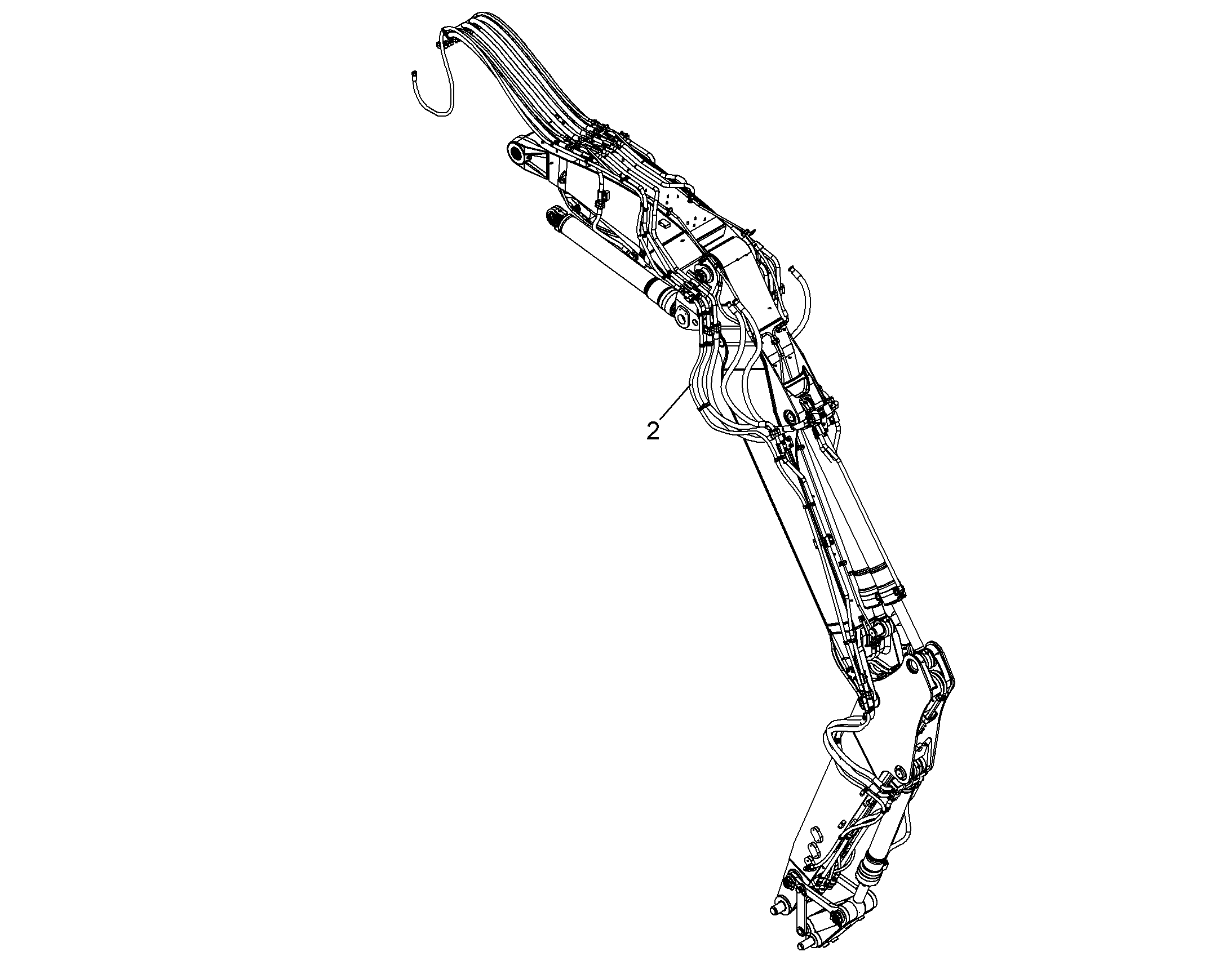 ТРУБОПР.СЛ.МАСЛА ОБОР.Г.ПЕРЕМ 10066528 LIEBHERR