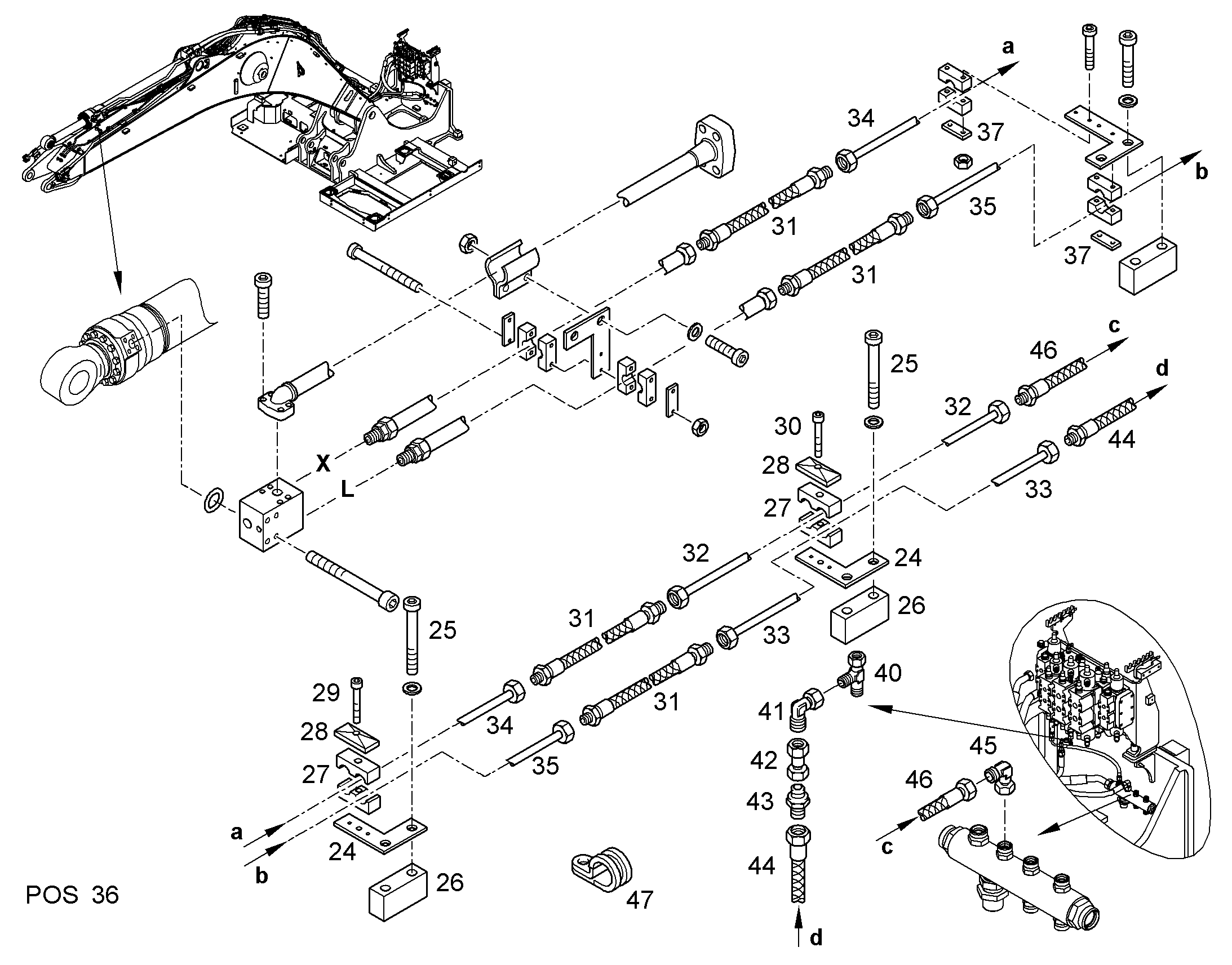 ШЛАНГ 12X2100 10293402 LIEBHERR