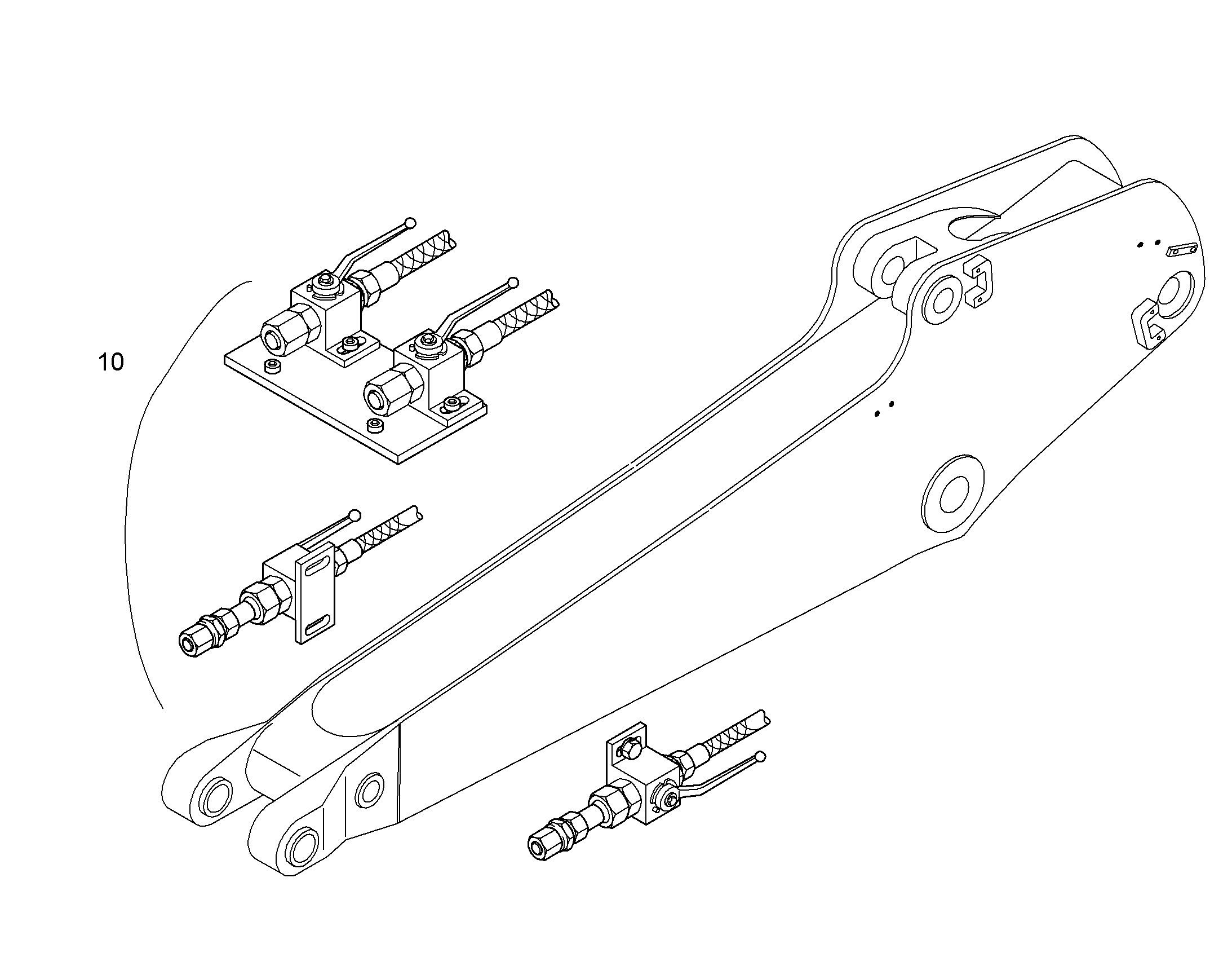 ПРОВОДКА МОДИФИКАЦИЯ VORWERK 10062371 LIEBHERR