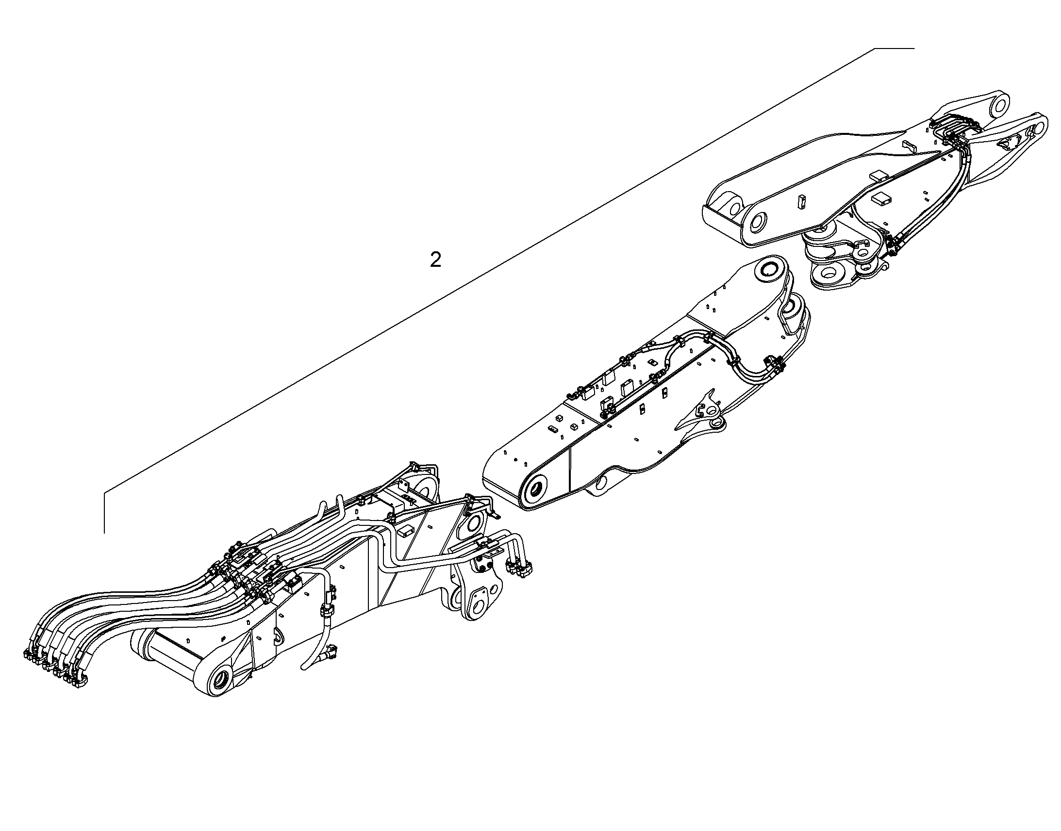 ПРОВОДКА ПРИВОД МЕХ. ПОВОРОТА 10064130 LIEBHERR