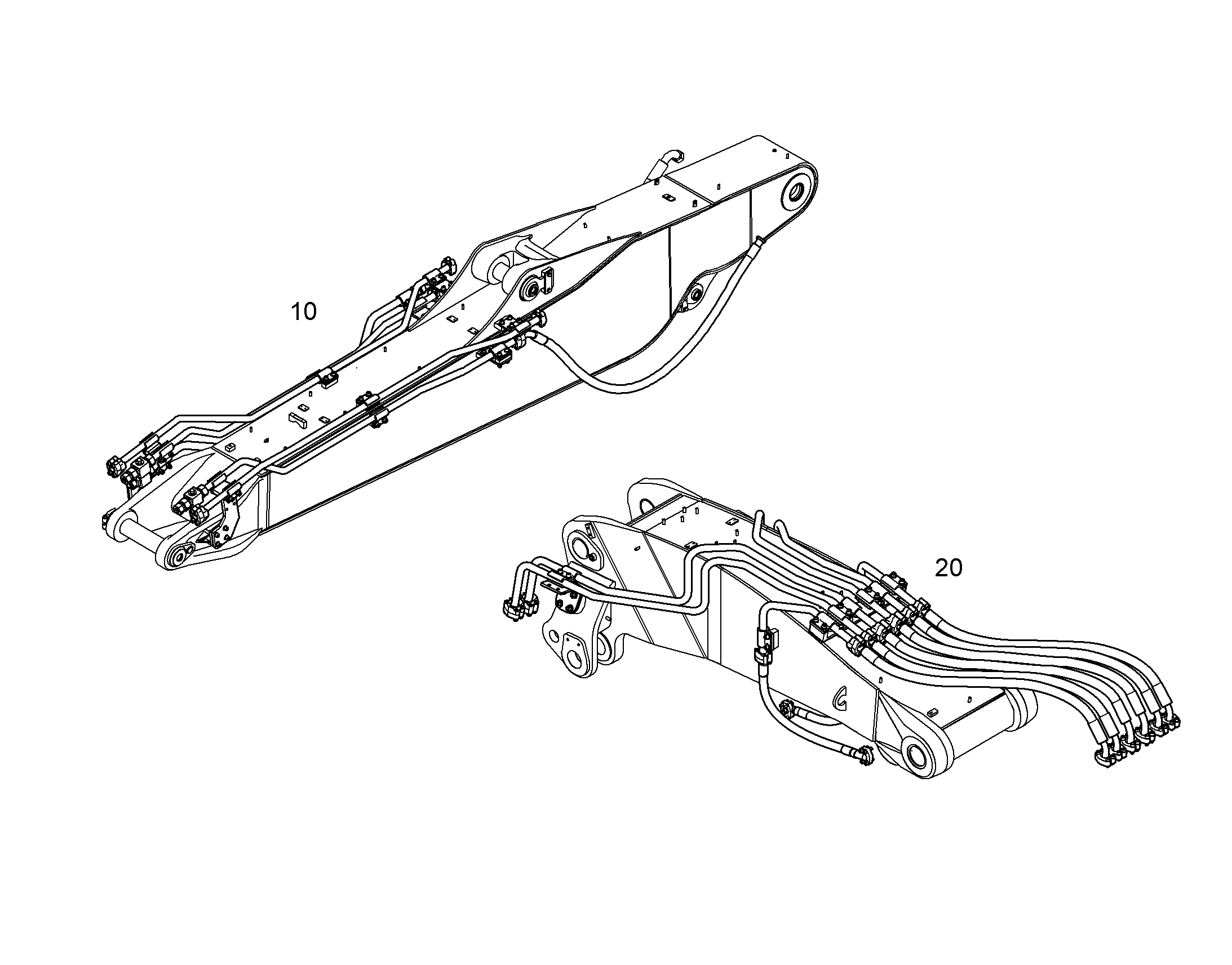 ПРОВОДКА МОНТАЖ AHS 10048260 LIEBHERR