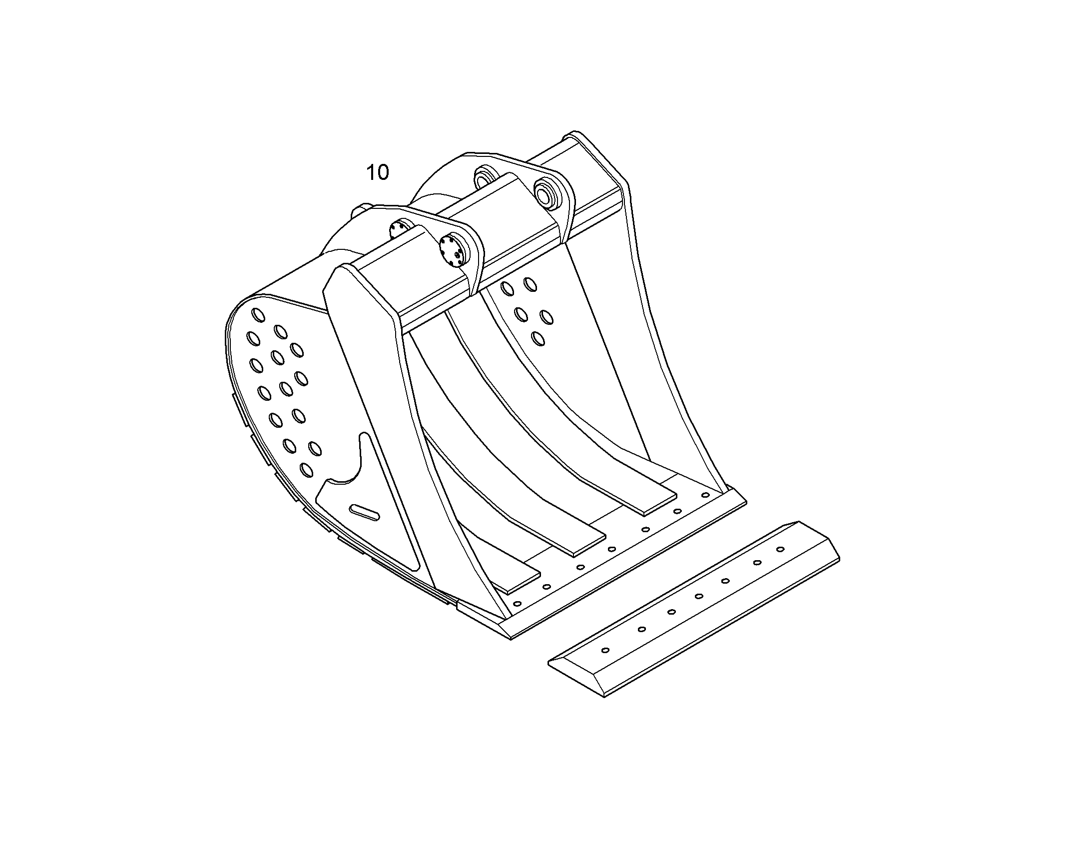 ЛОПАТА ОБРАТНАЯ HD 10067789 LIEBHERR