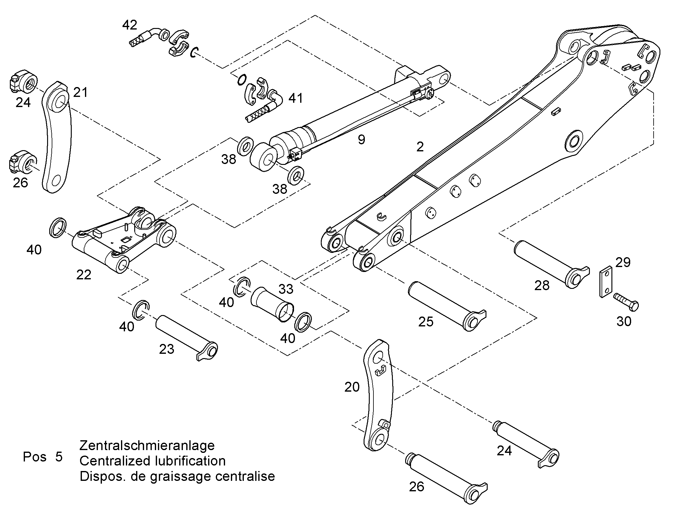 СЕРЬГА СОЕДИНИТЕЛЬНАЯ 10067288 LIEBHERR
