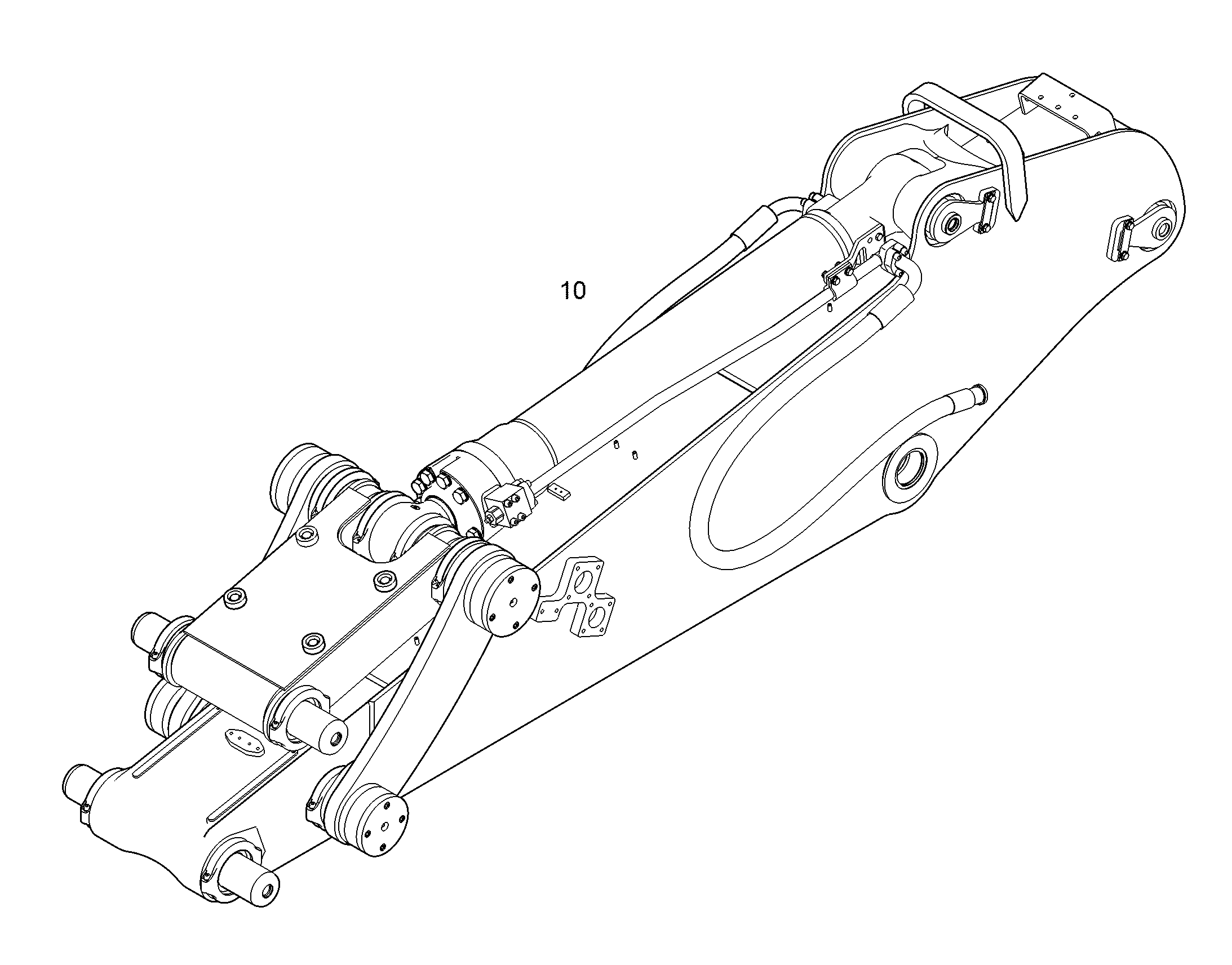 РУКОЯТЬ КОВША УПЛОТНЕНА 2,60M 10066548 LIEBHERR