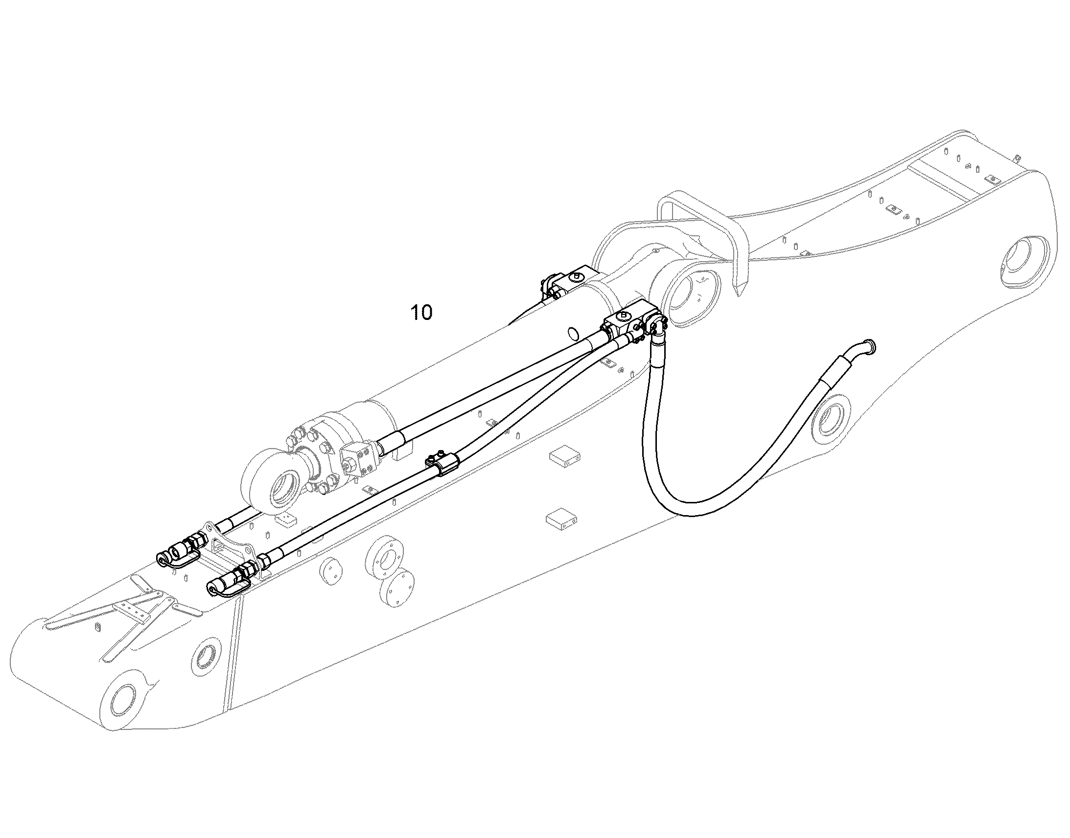 ПРОВОДКА ПРИВОД ГРЕЙФЕРА 10072719 LIEBHERR