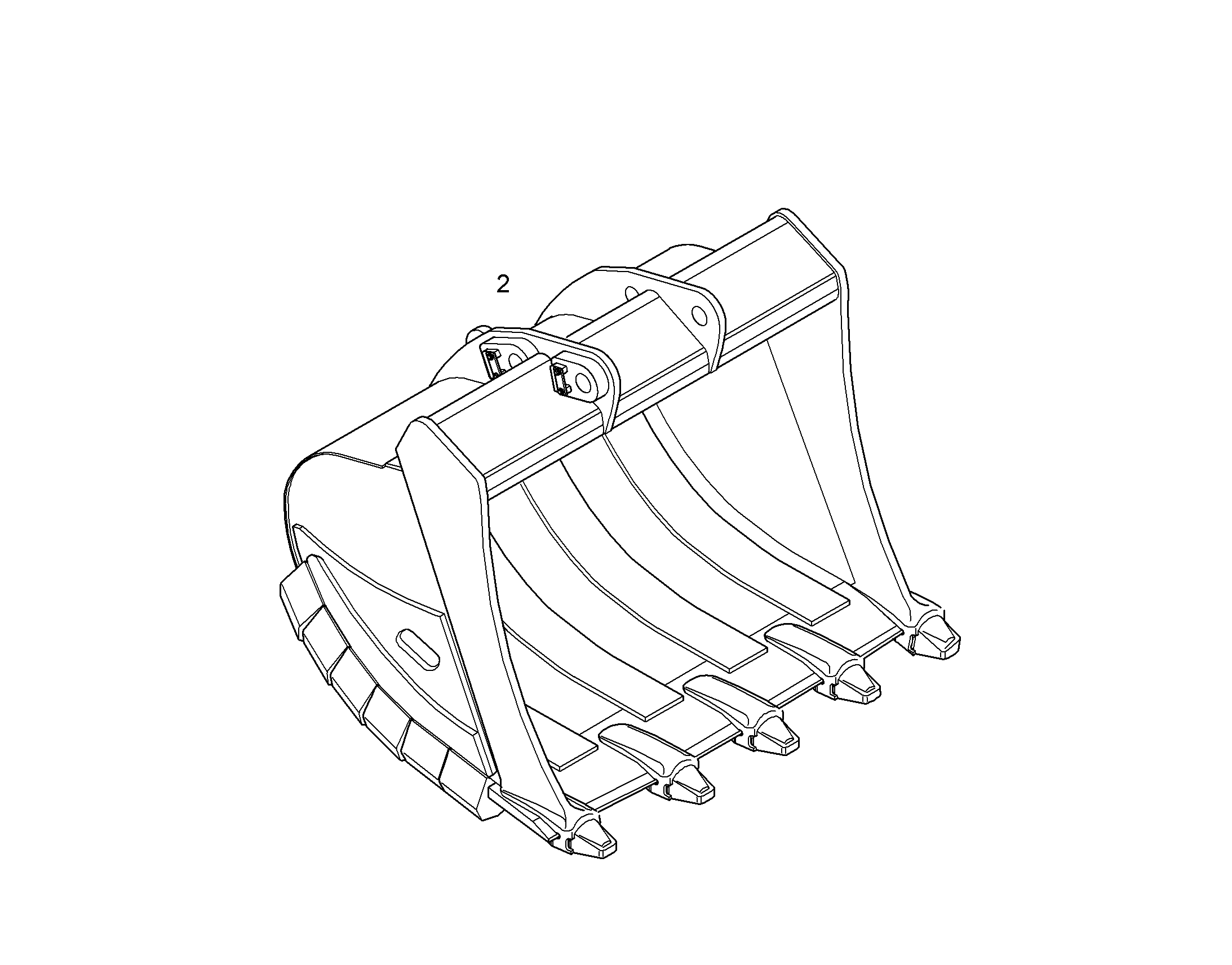 ЛОПАТА ОБРАТНАЯ HDV-L 10070954 LIEBHERR