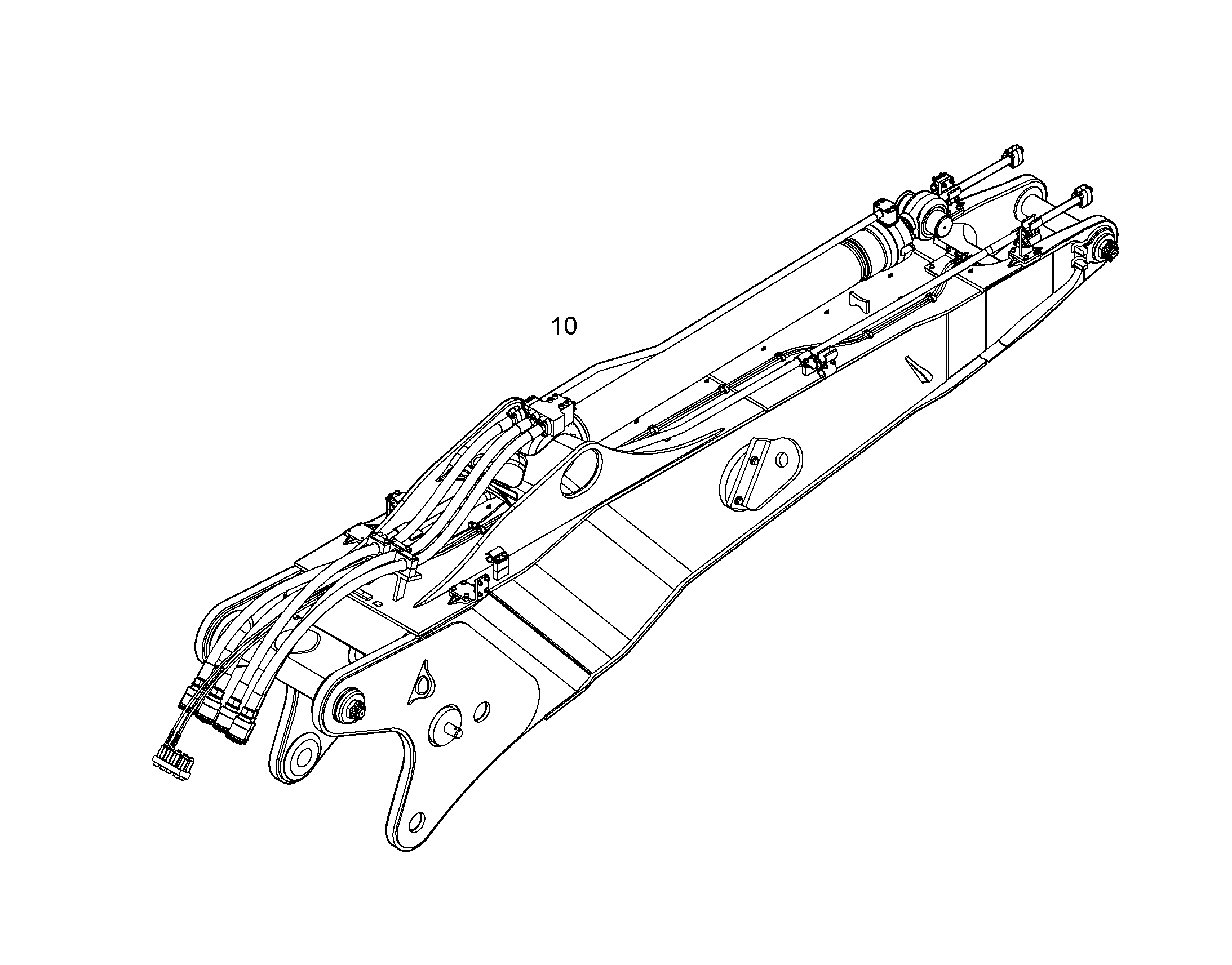 ПРОВОДКА МОНТАЖ AHS 10074858 LIEBHERR