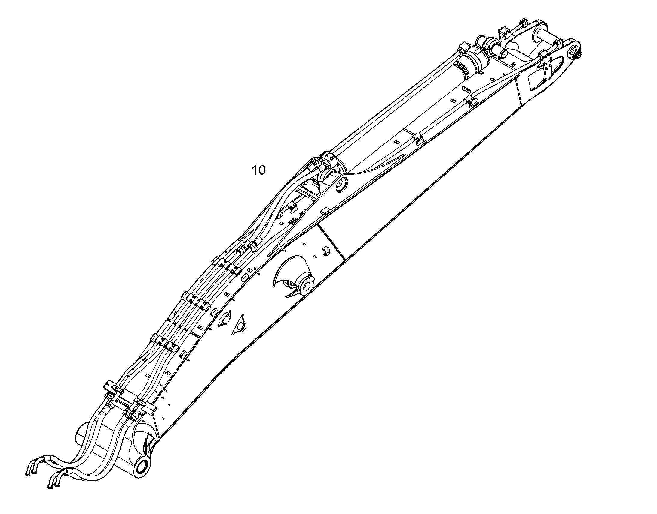 ПРОВОДКА МОНТАЖ AHS 10071764 LIEBHERR