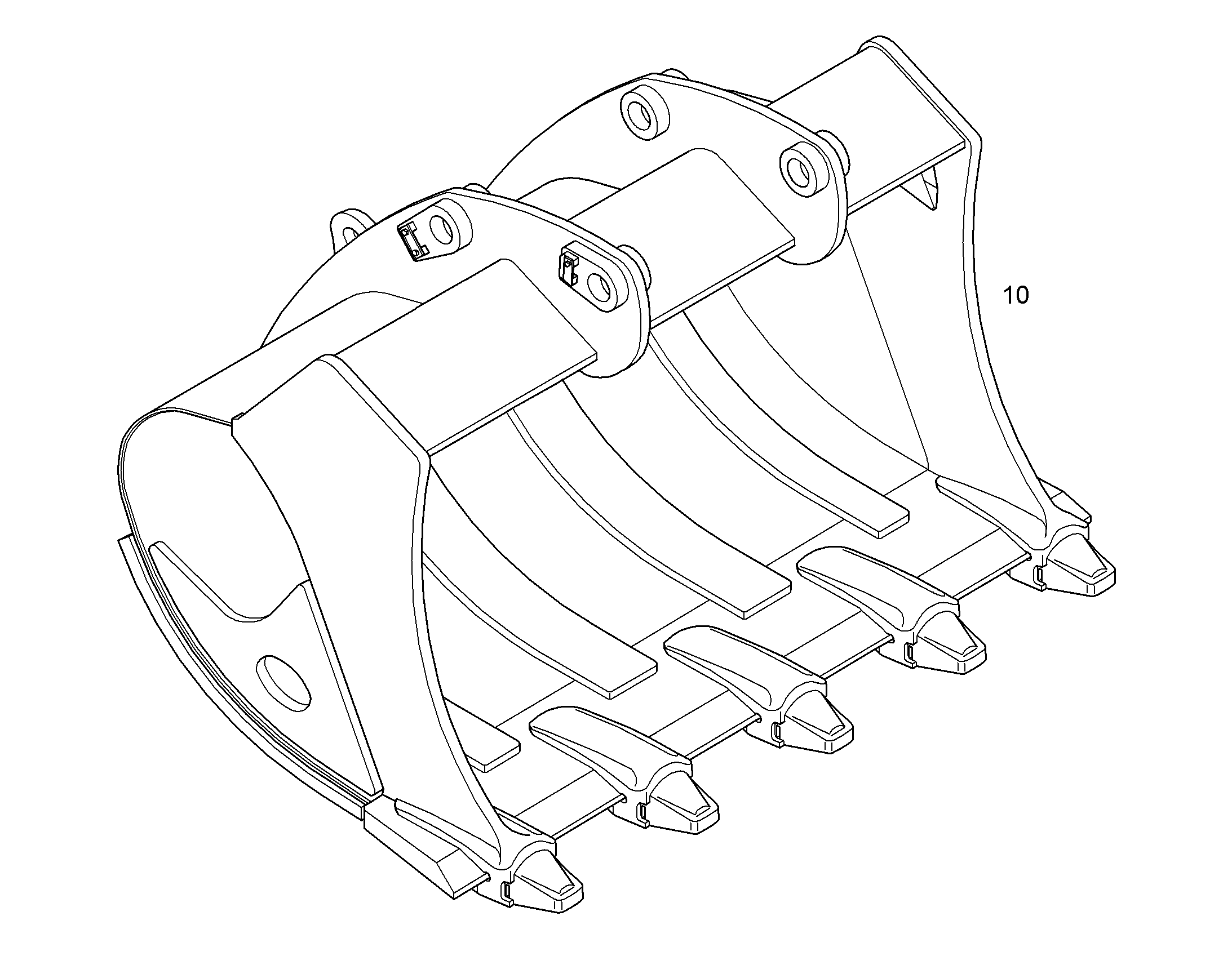 ЛОПАТА ОБРАТНАЯ HD 2100MM 3,00M3 10358111 LIEBHERR