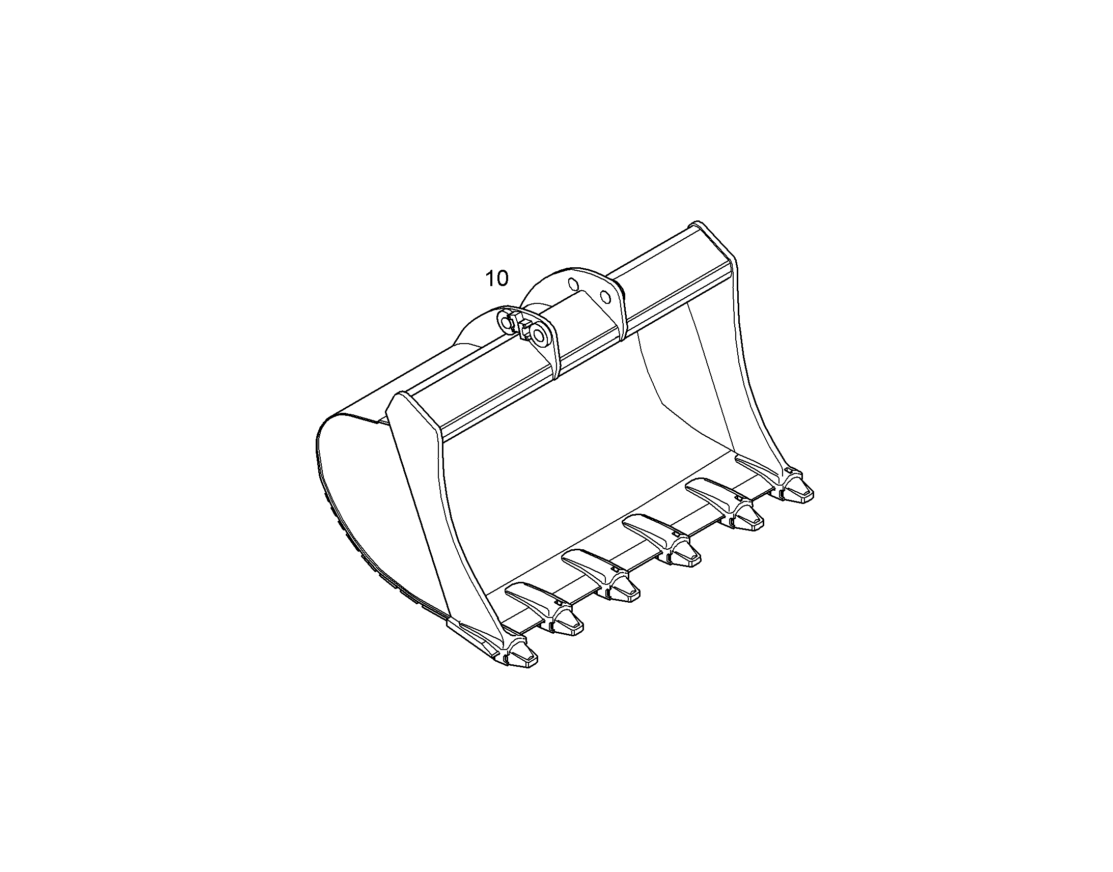 ЛОПАТА ОБРАТНАЯ 10073529 LIEBHERR