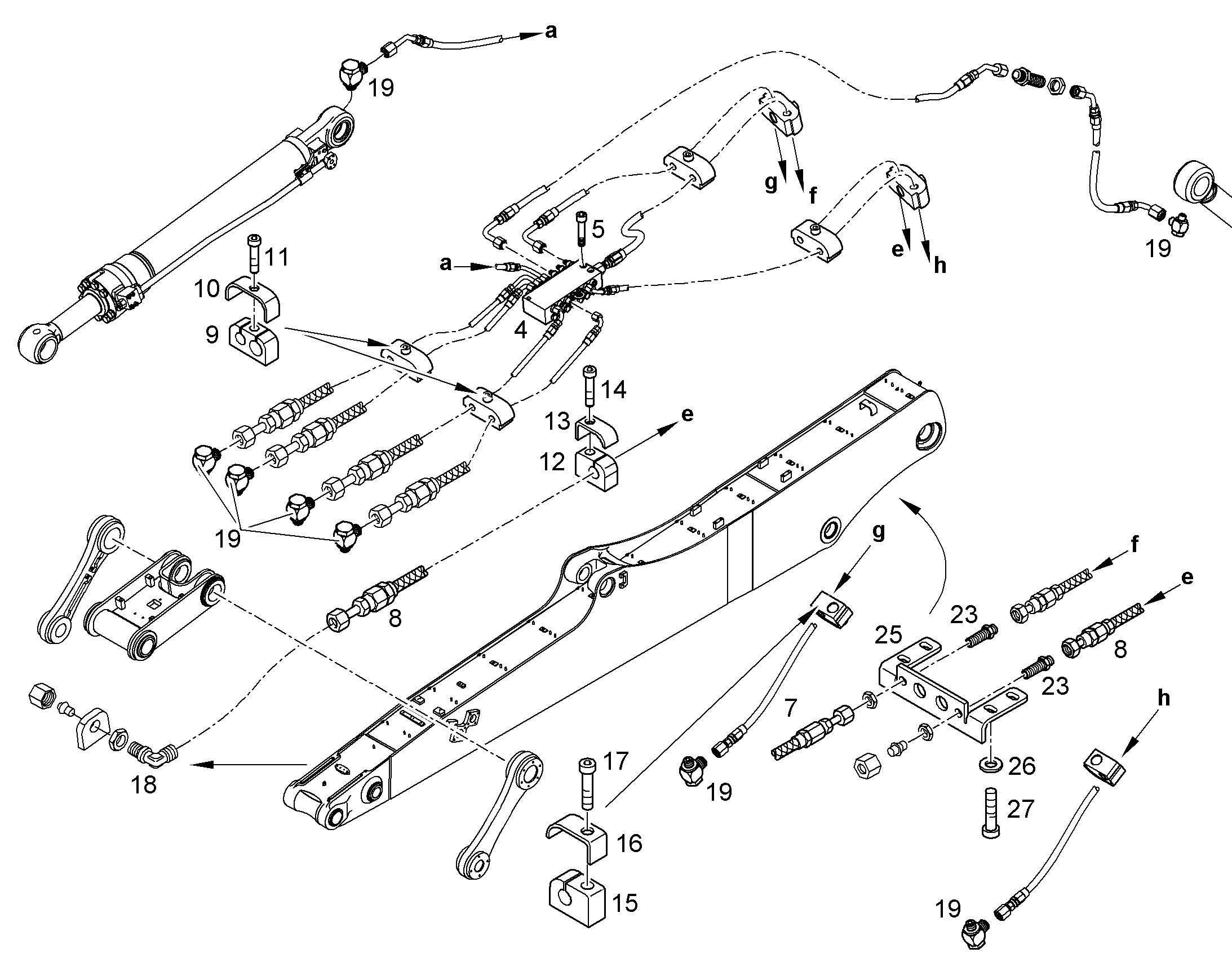 ШЛАНГ 6,3X4725 10033023 LIEBHERR