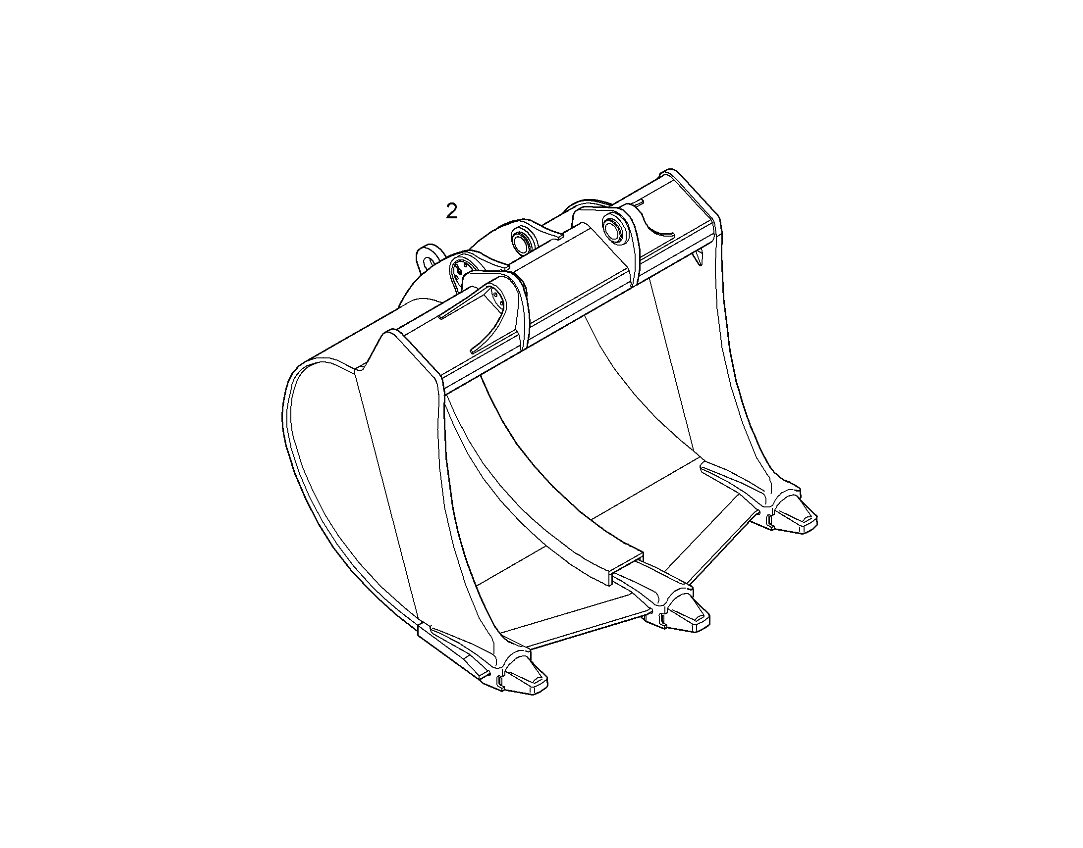 ЛОПАТА ОБРАТНАЯ HD 9872057 LIEBHERR