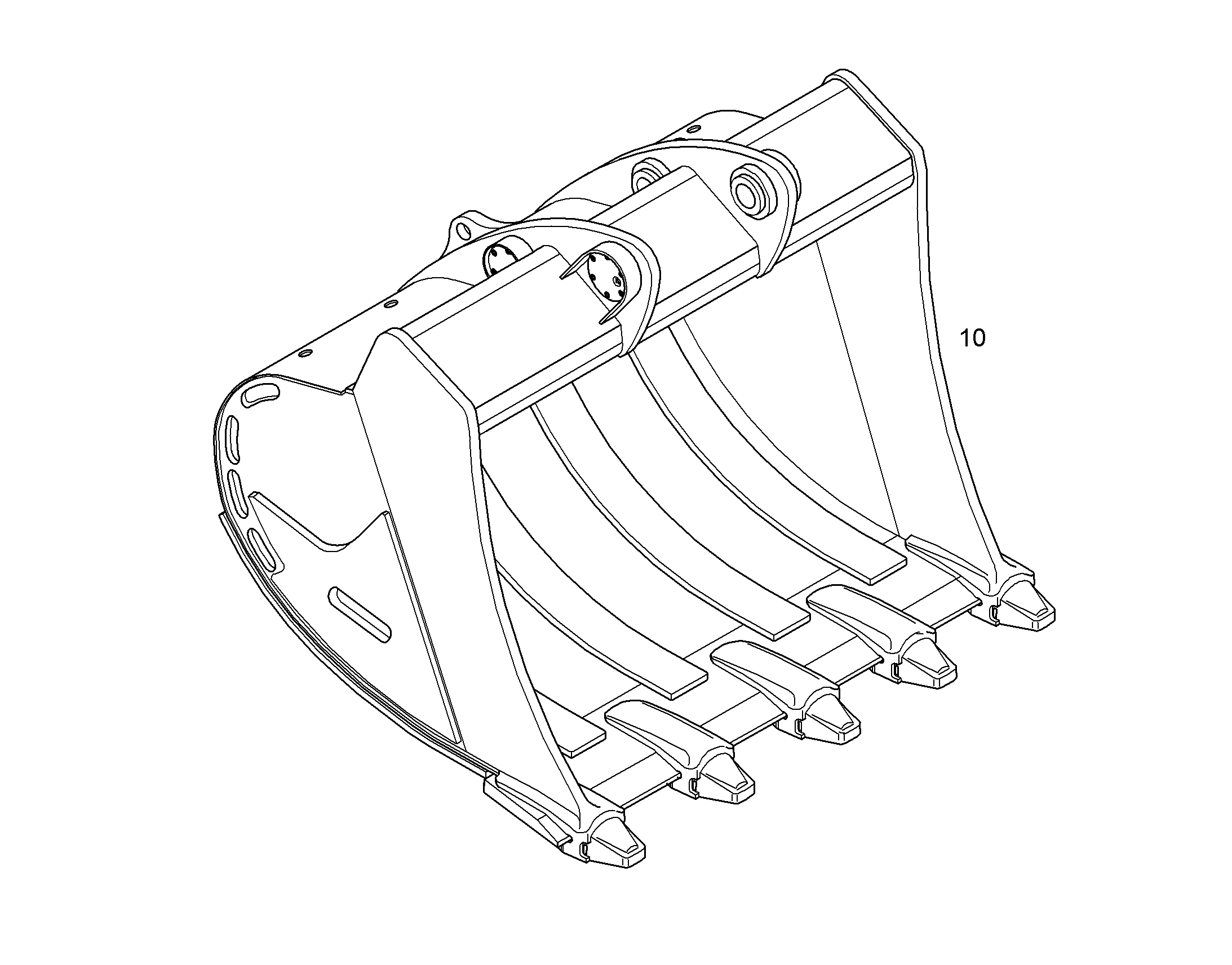 ЛОПАТА ОБРАТНАЯ HDL 10073970 LIEBHERR