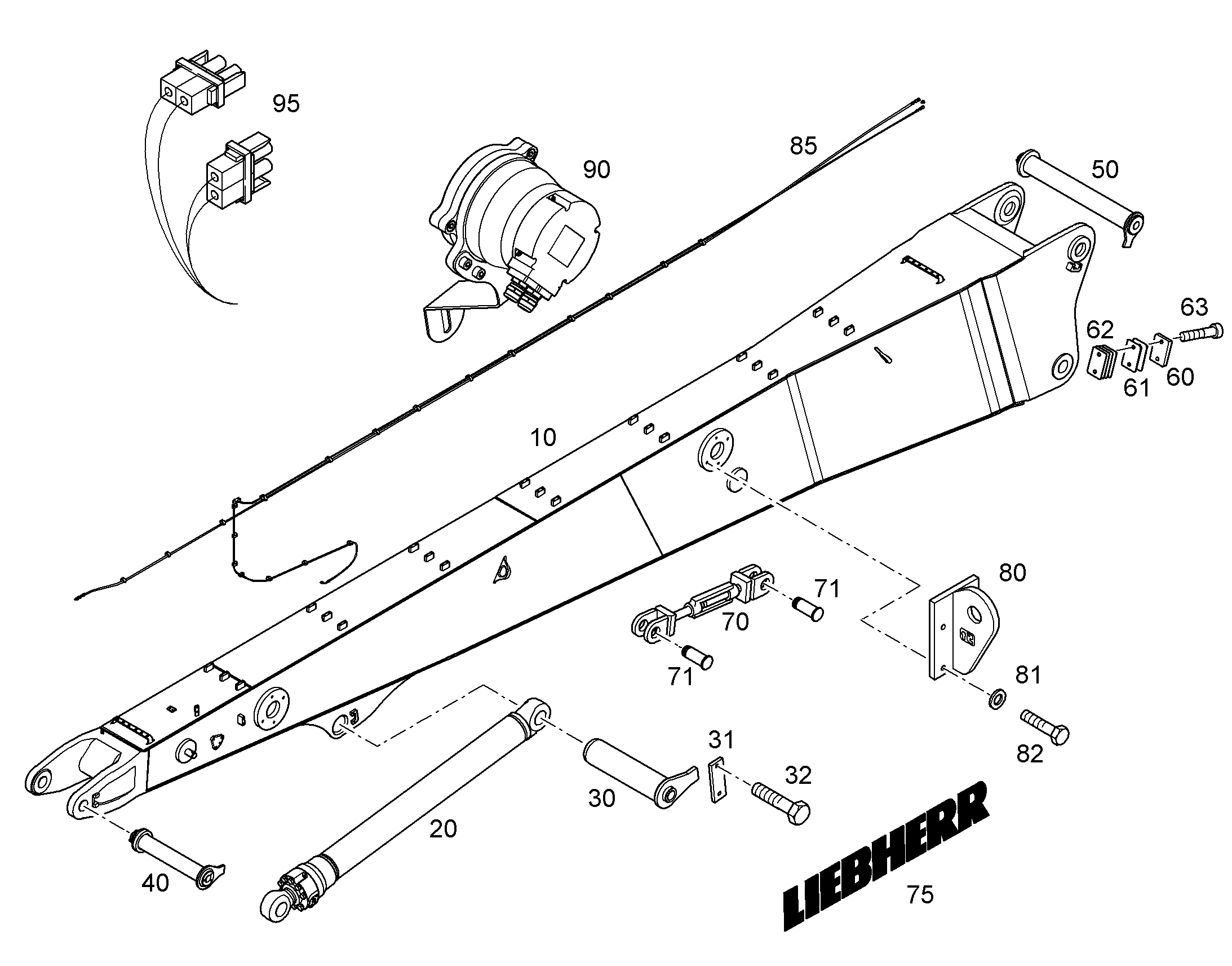 ЦЕНТРАЛИЗОВАННАЯ СМАЗКА 10070831 LIEBHERR