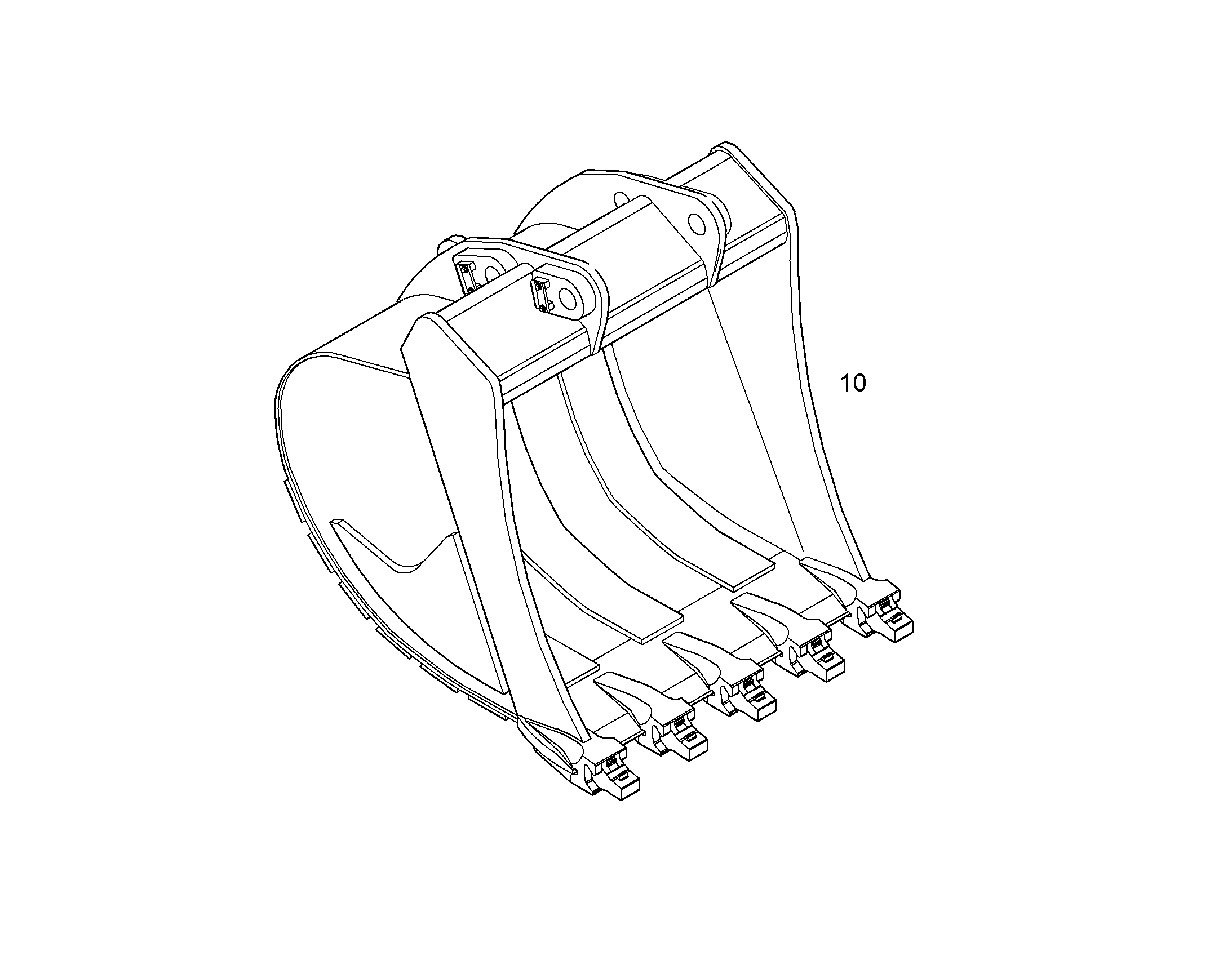 ЛОПАТА ОБРАТНАЯ HDL 10076946 LIEBHERR
