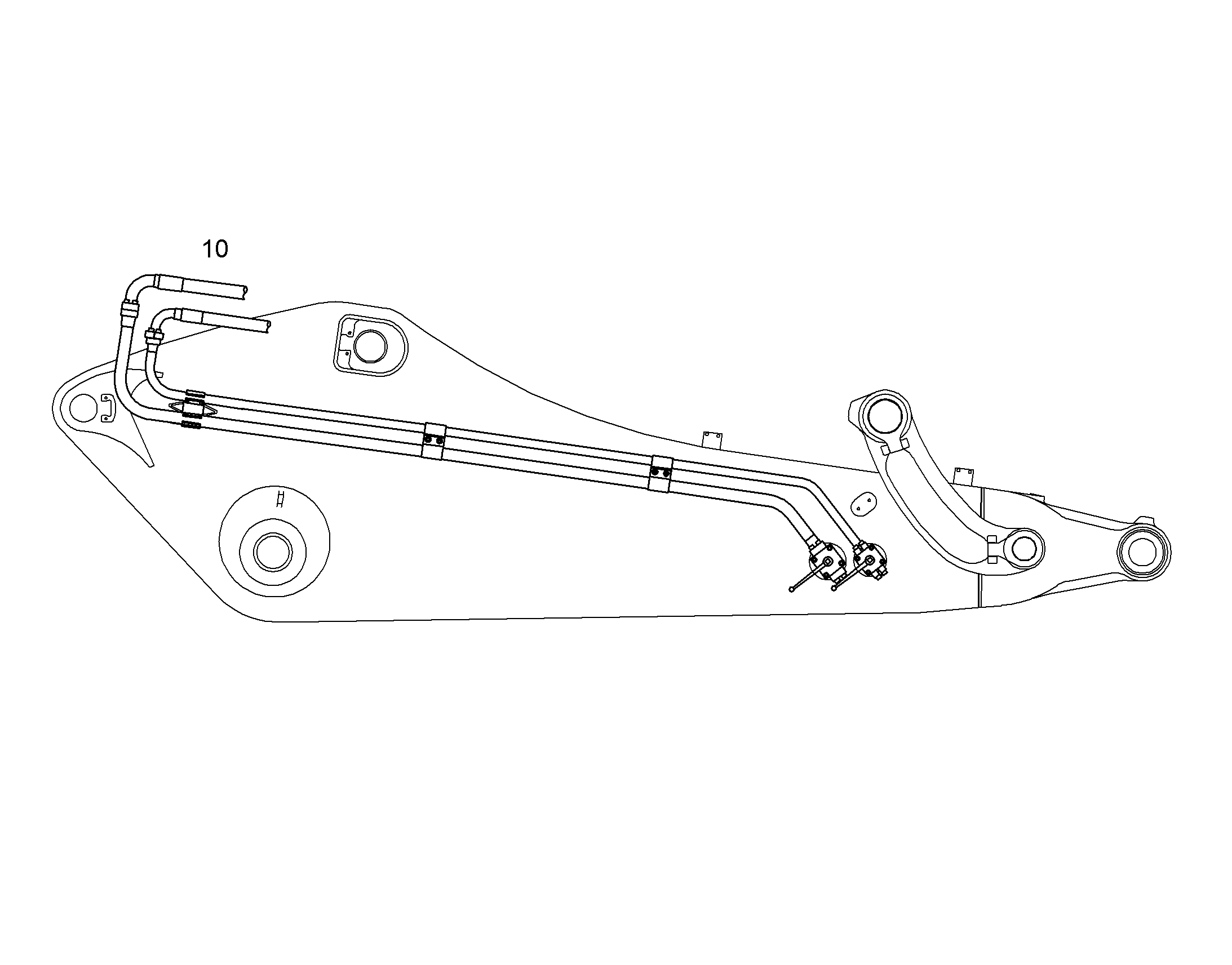 ПРОВОДКА МОНТАЖ AHS 10050575 LIEBHERR