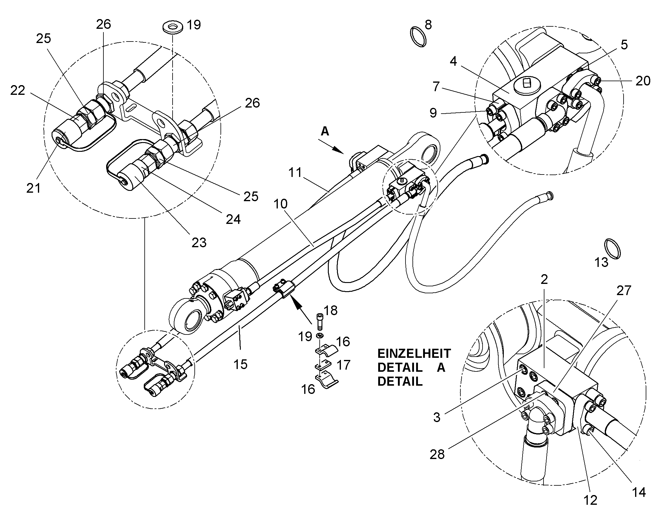 ШЛАНГ 25X1795 10300736 LIEBHERR