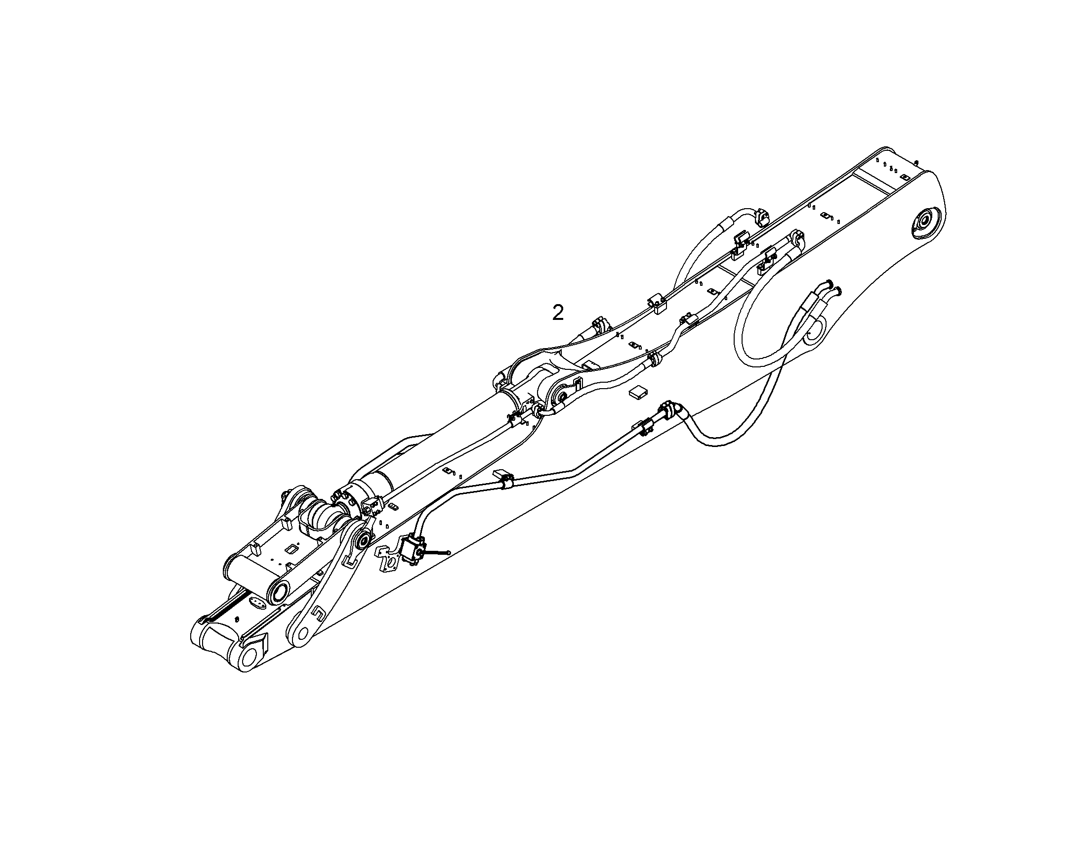 ПРОВОДКА МОНТАЖ AHS 10075415 LIEBHERR