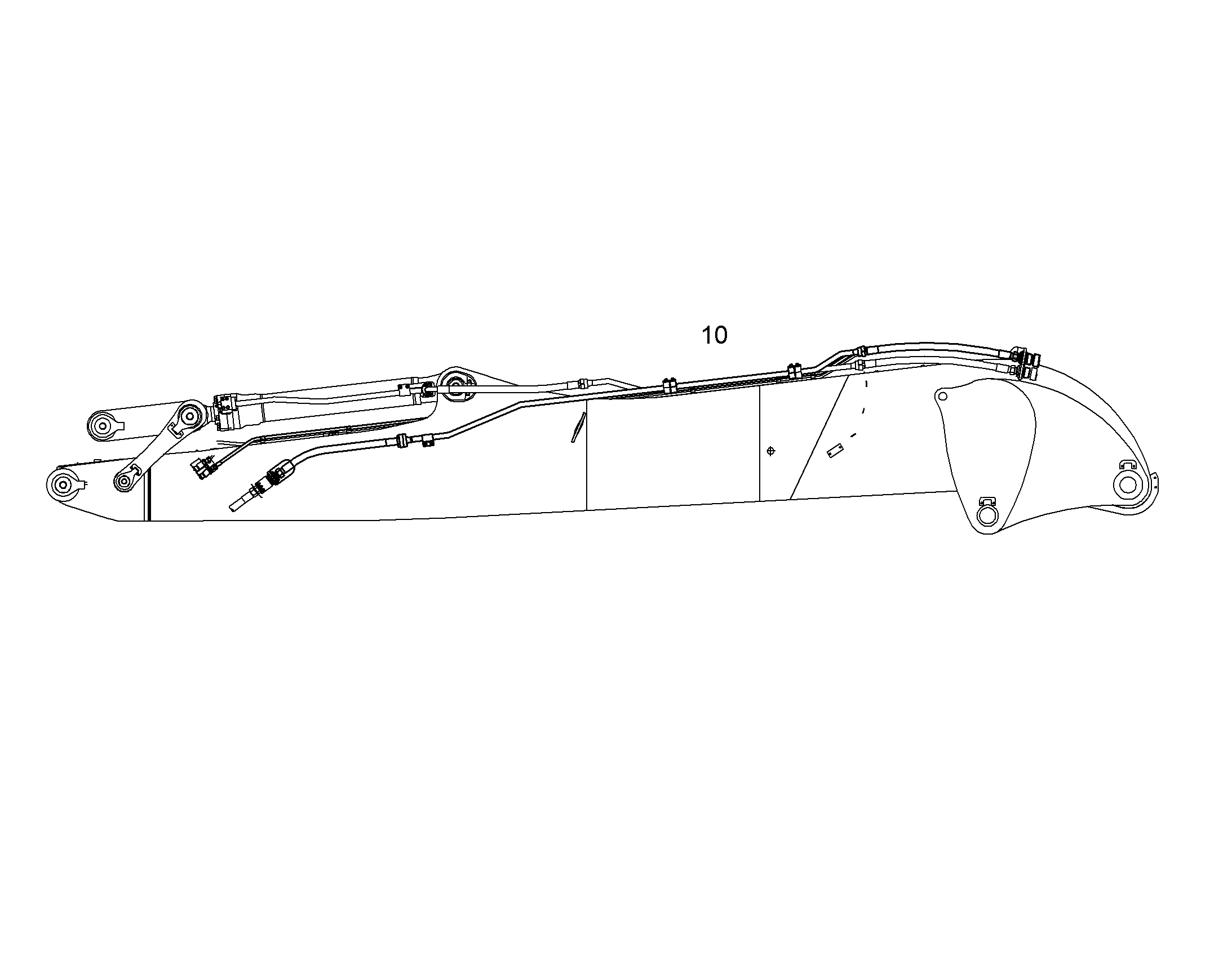 ПРОВОДКА МОНТАЖ AHS 10075861 LIEBHERR