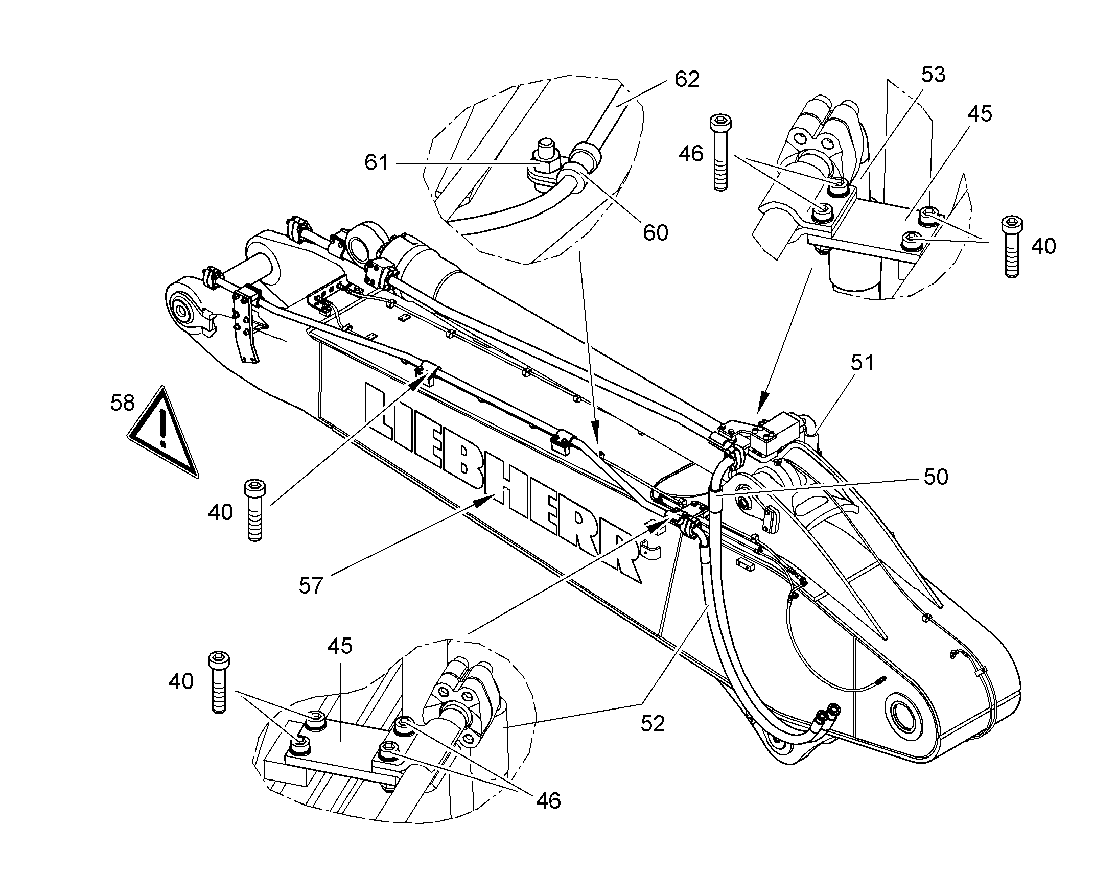 ЖГУТ КАБЕЛЕЙ ДЛЯ ФАРЫ 10074811 LIEBHERR