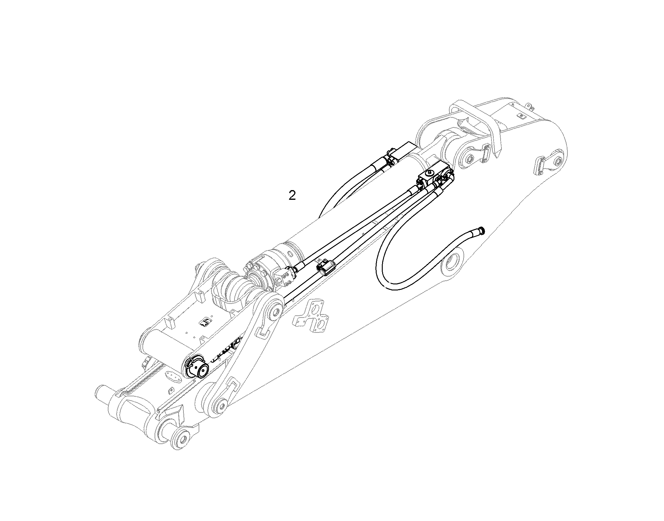 ПРОВОДКА ПРИВОД ГРЕЙФЕРА 10064693 LIEBHERR