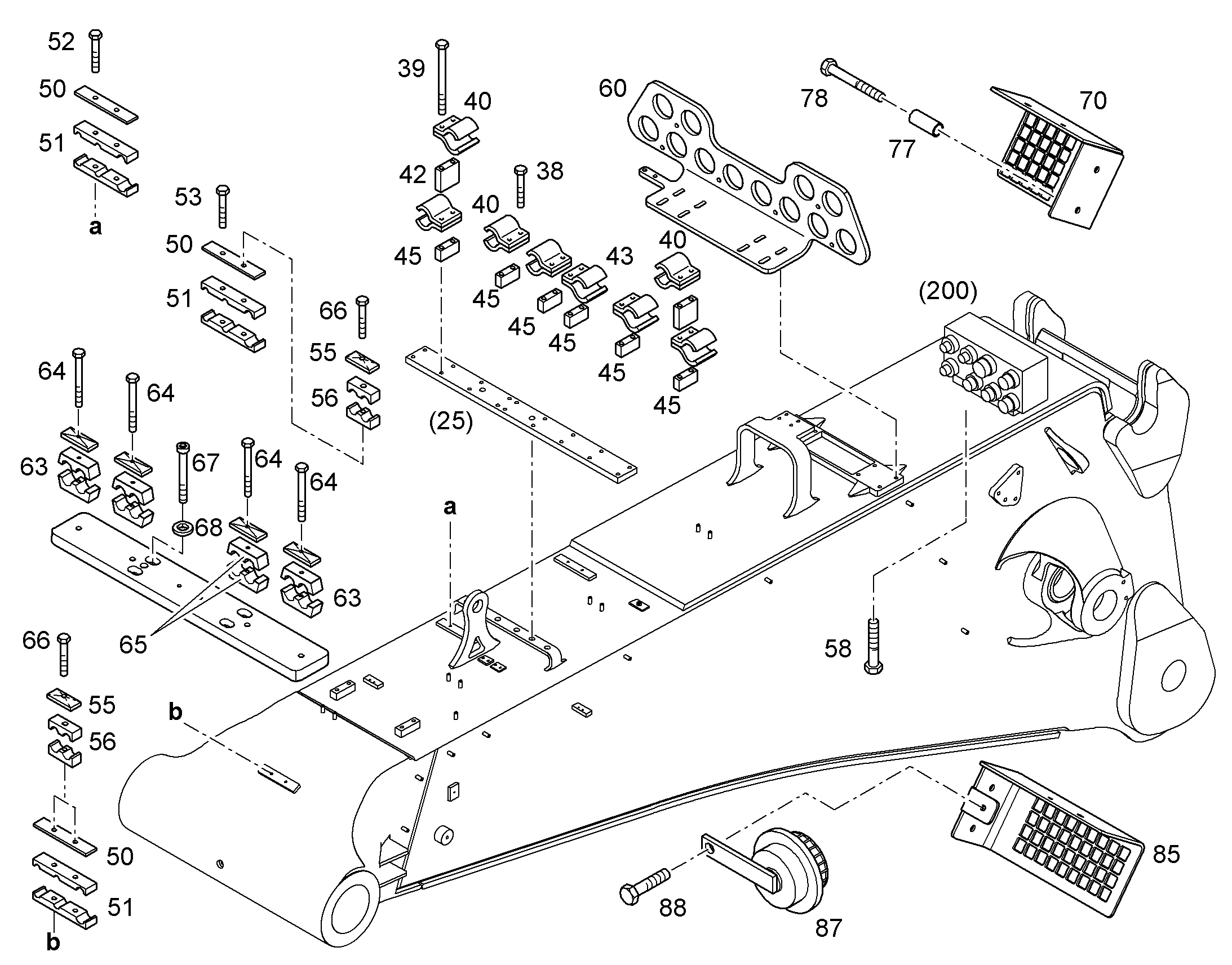 ПЕРЕГОРОДКА ОТБОЙНАЯ 10074964 LIEBHERR