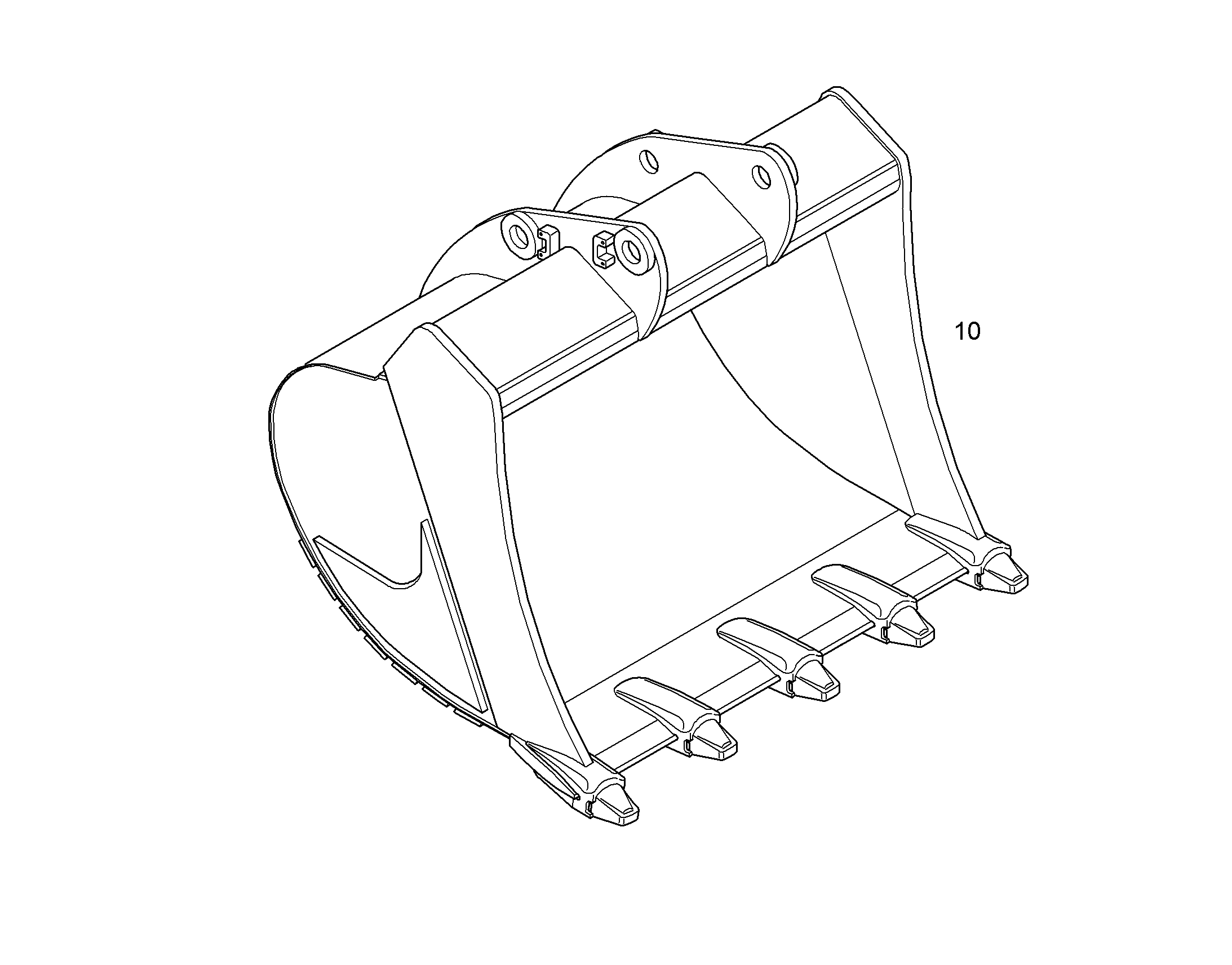 ЛОПАТА ОБРАТНАЯ HDL 10076833 LIEBHERR