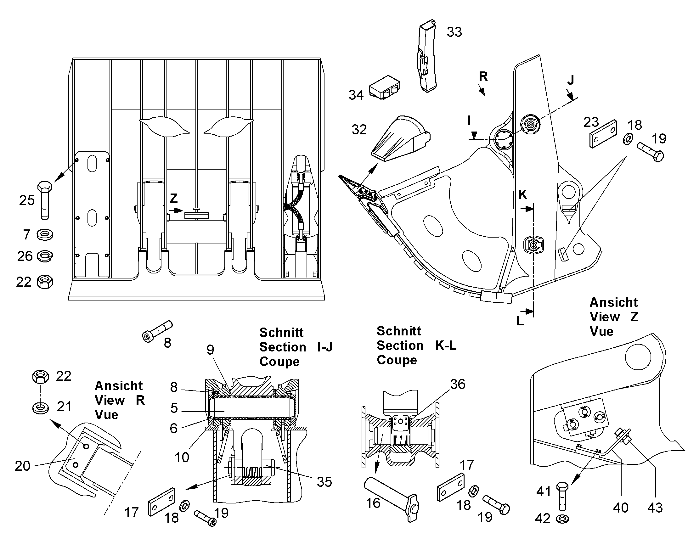 ФИКСАТОР 10331224 LIEBHERR