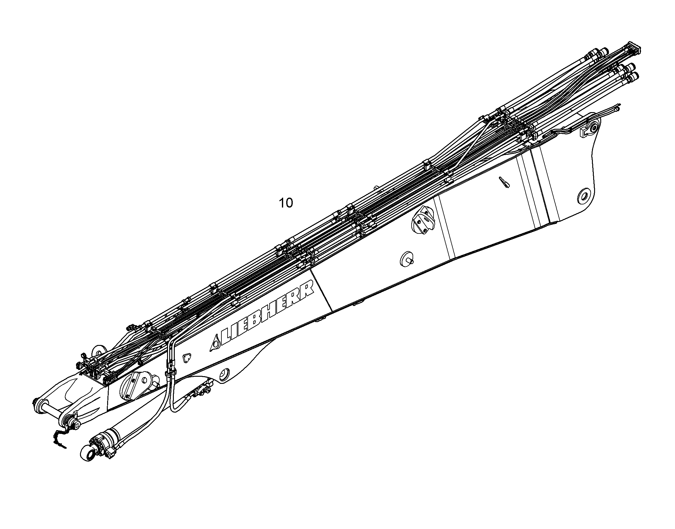 СТРЕЛА ДЛЯ СНОСА 9,30M 10071425 LIEBHERR